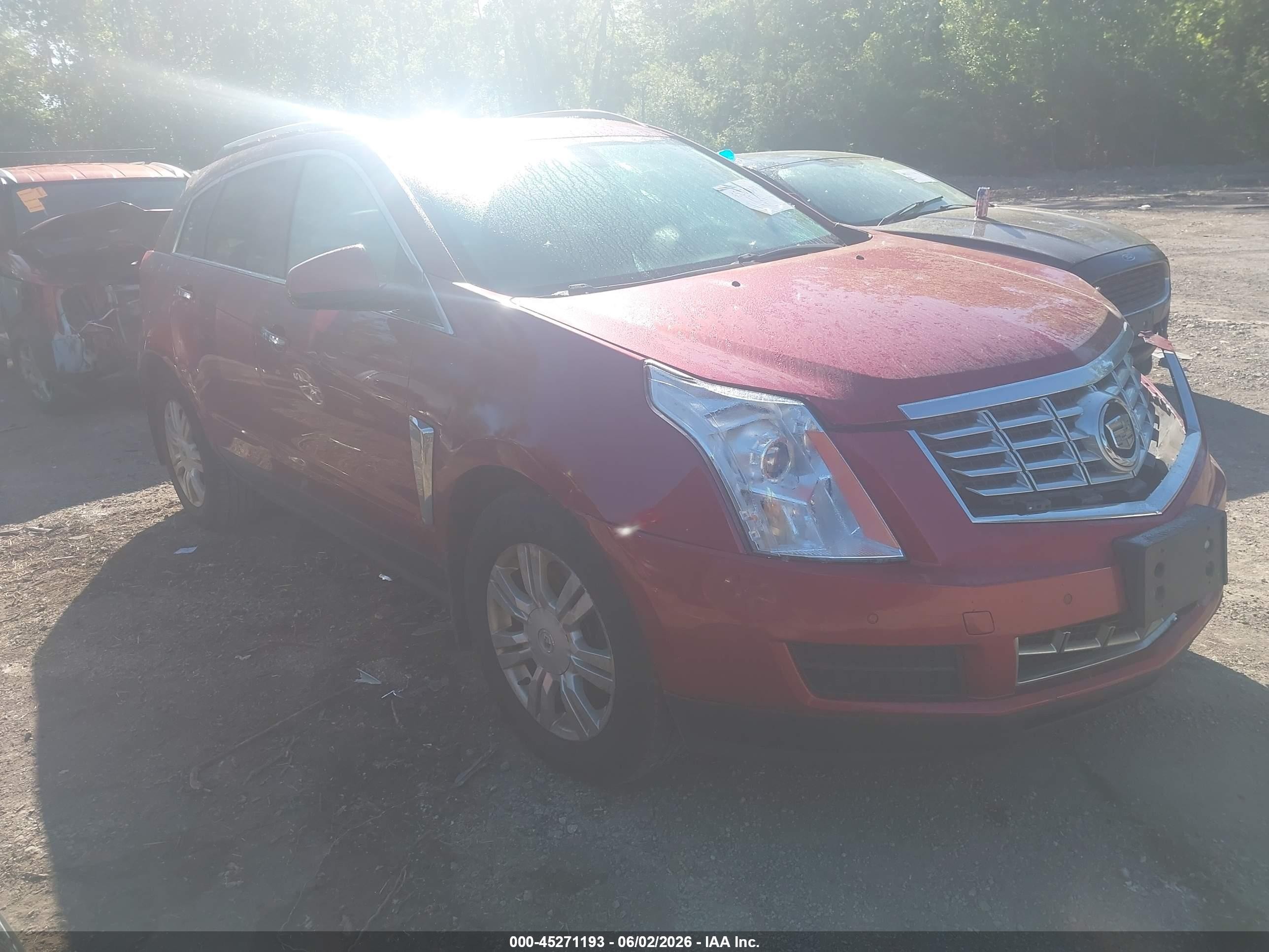 2013 Cadillac Srx Luxury Collection Red vin: 3GYFNCE35DS637801