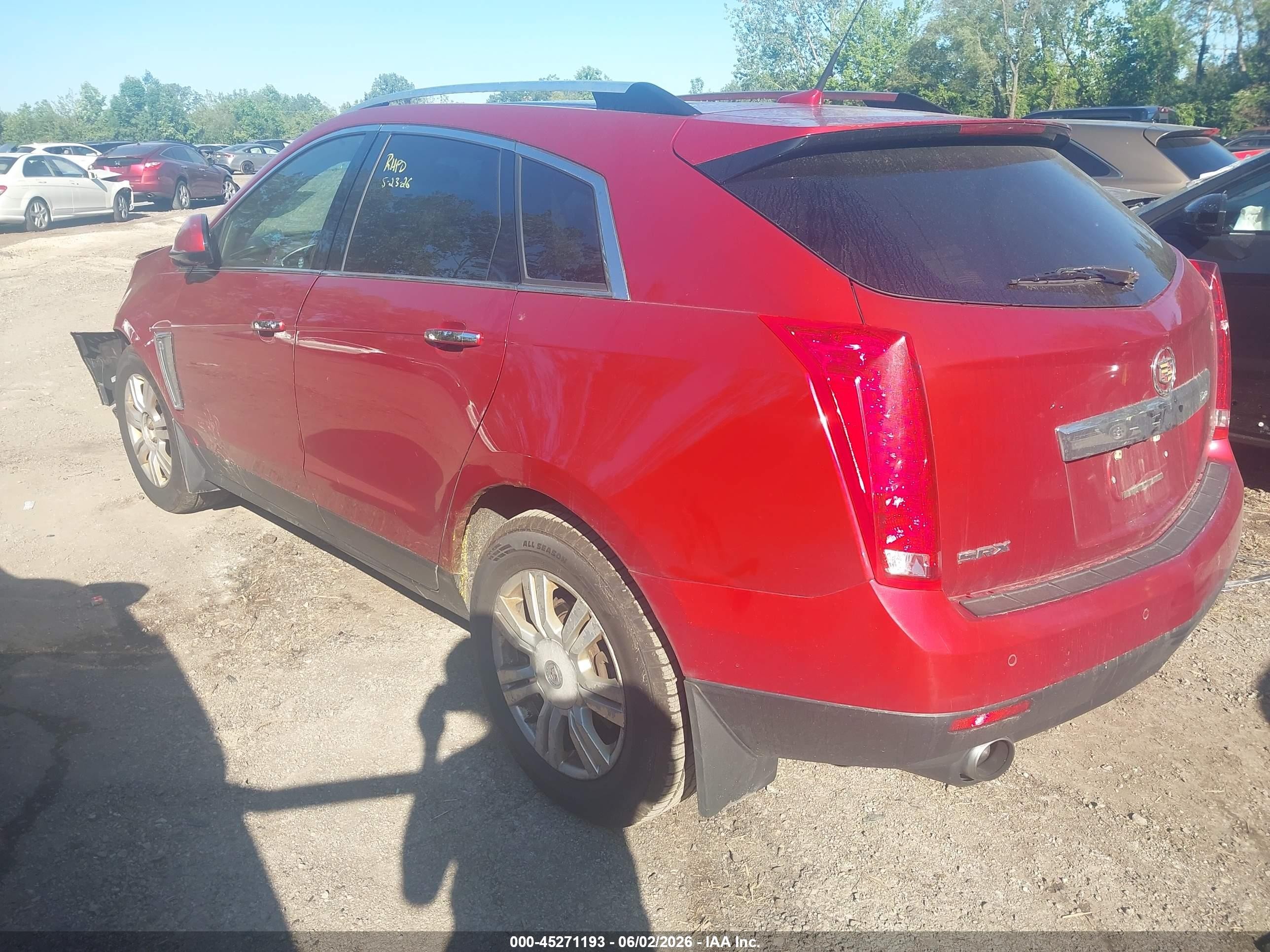 2013 Cadillac Srx Luxury Collection Red vin: 3GYFNCE35DS637801