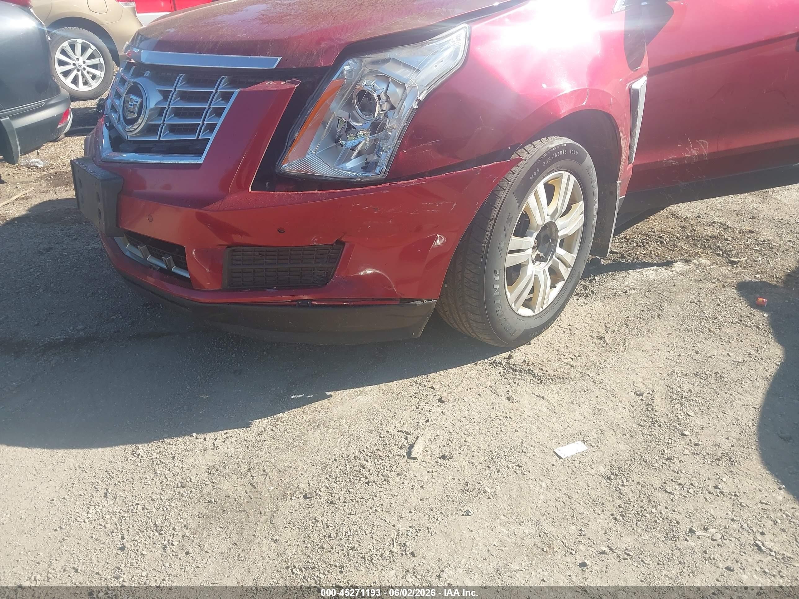 2013 Cadillac Srx Luxury Collection Red vin: 3GYFNCE35DS637801