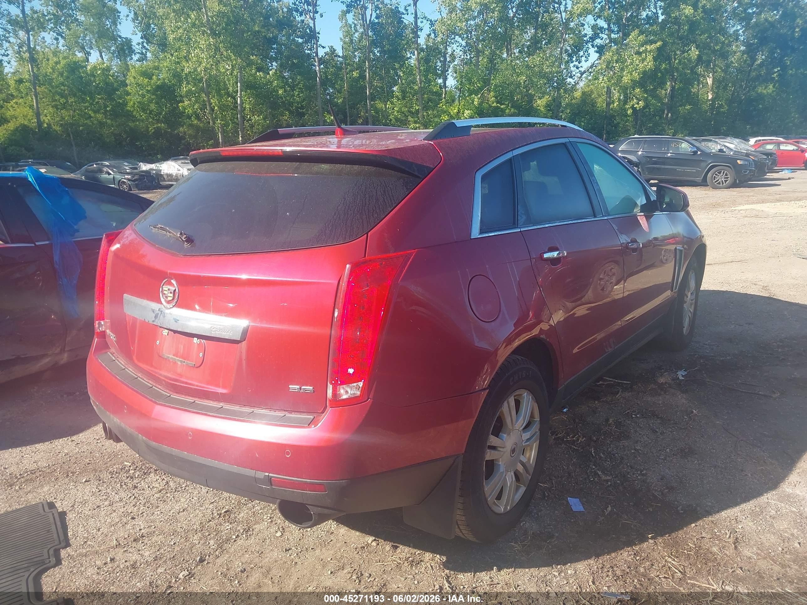 2013 Cadillac Srx Luxury Collection Red vin: 3GYFNCE35DS637801