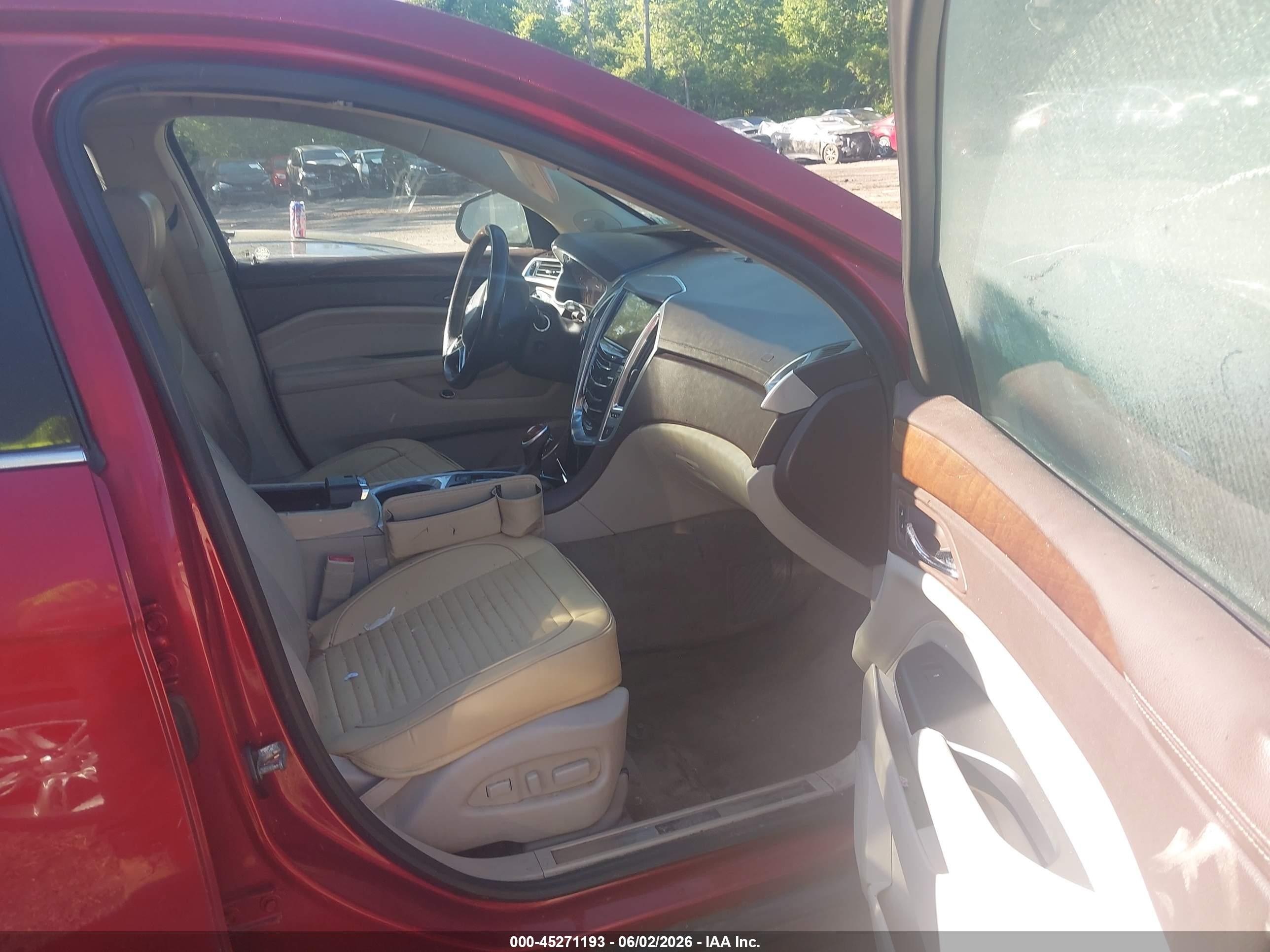 2013 Cadillac Srx Luxury Collection Red vin: 3GYFNCE35DS637801