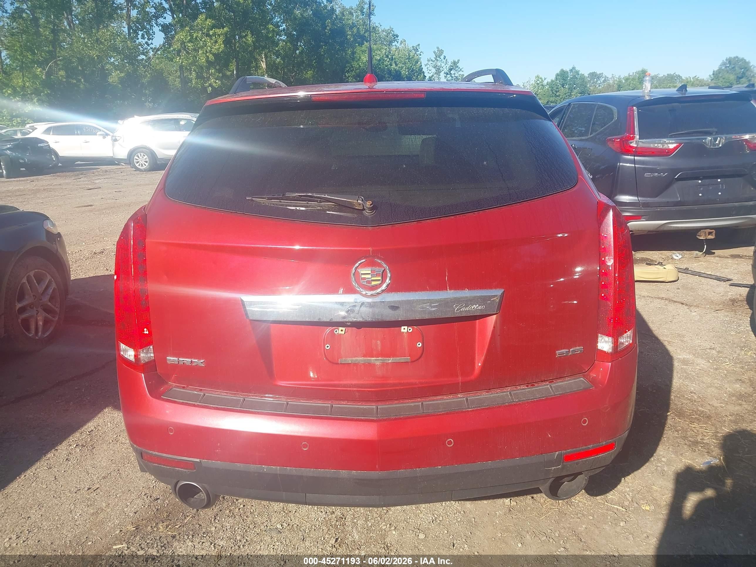 2013 Cadillac Srx Luxury Collection Red vin: 3GYFNCE35DS637801