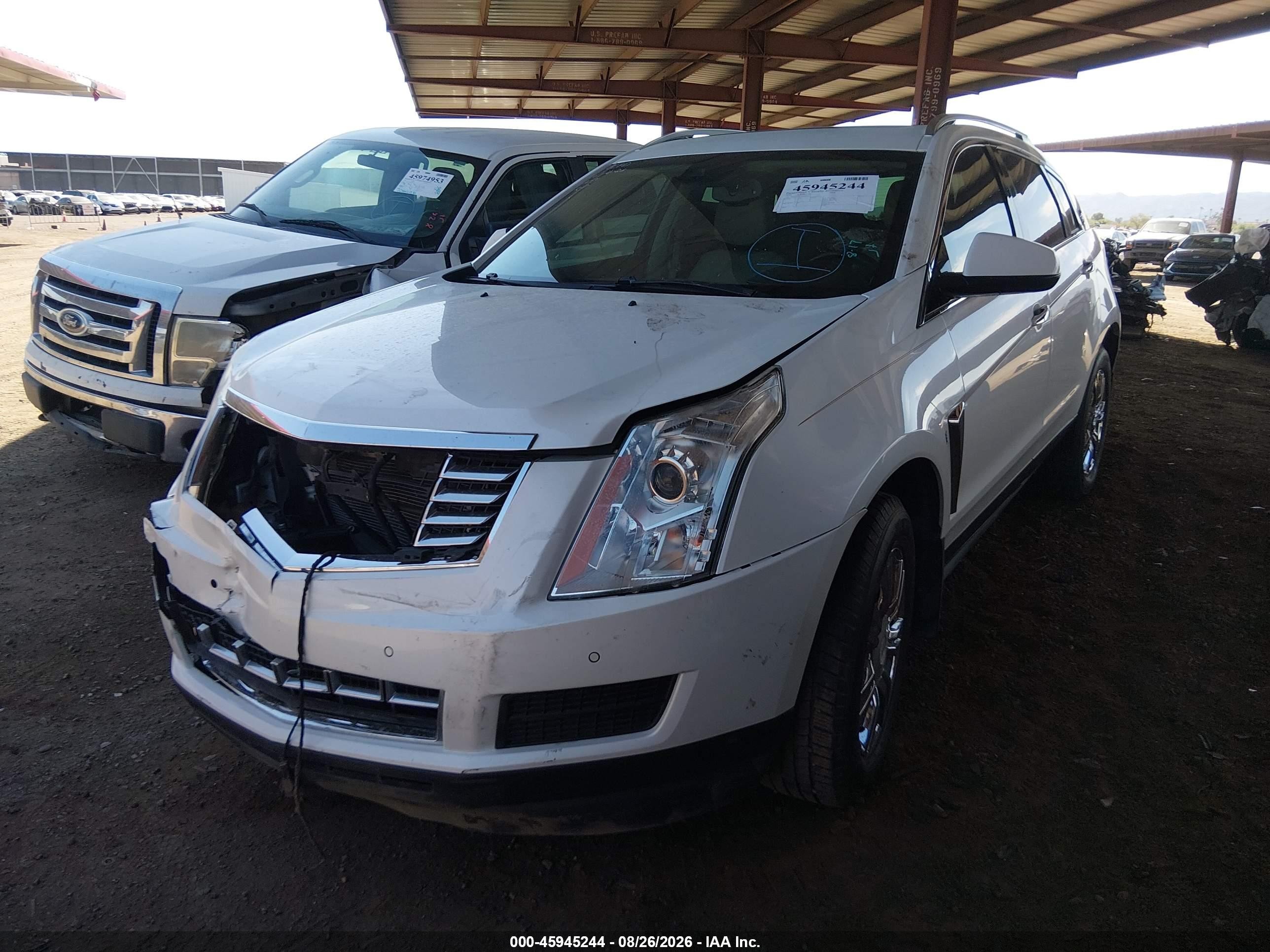 2013 Cadillac Srx Luxury Collection White vin: 3GYFNCE35DS643615