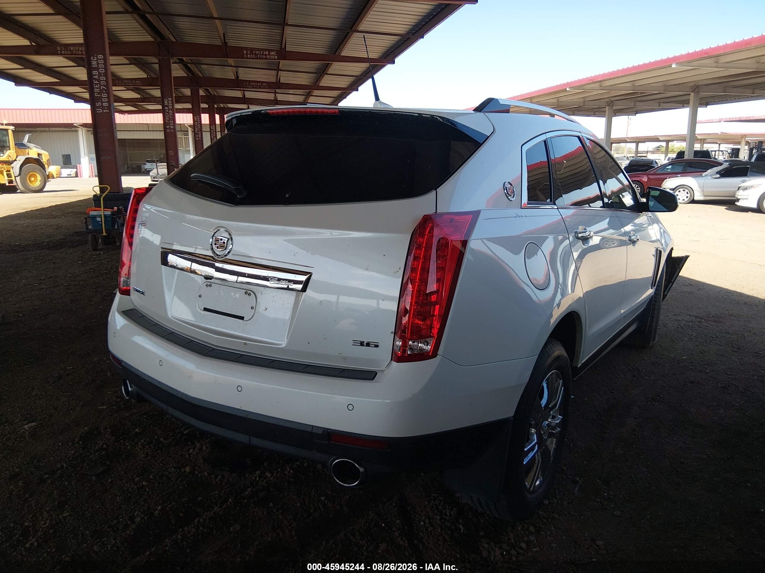 2013 Cadillac Srx Luxury Collection White vin: 3GYFNCE35DS643615
