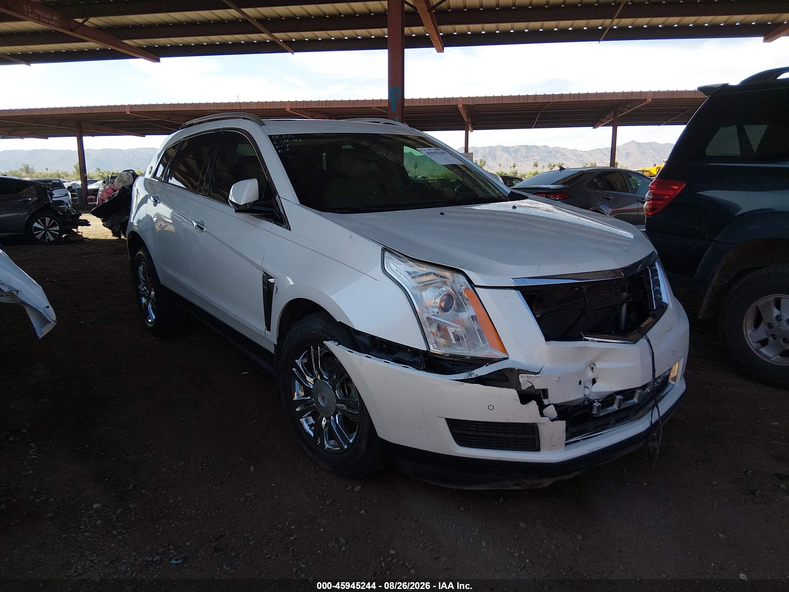 2013 Cadillac Srx Luxury Collection White vin: 3GYFNCE35DS643615