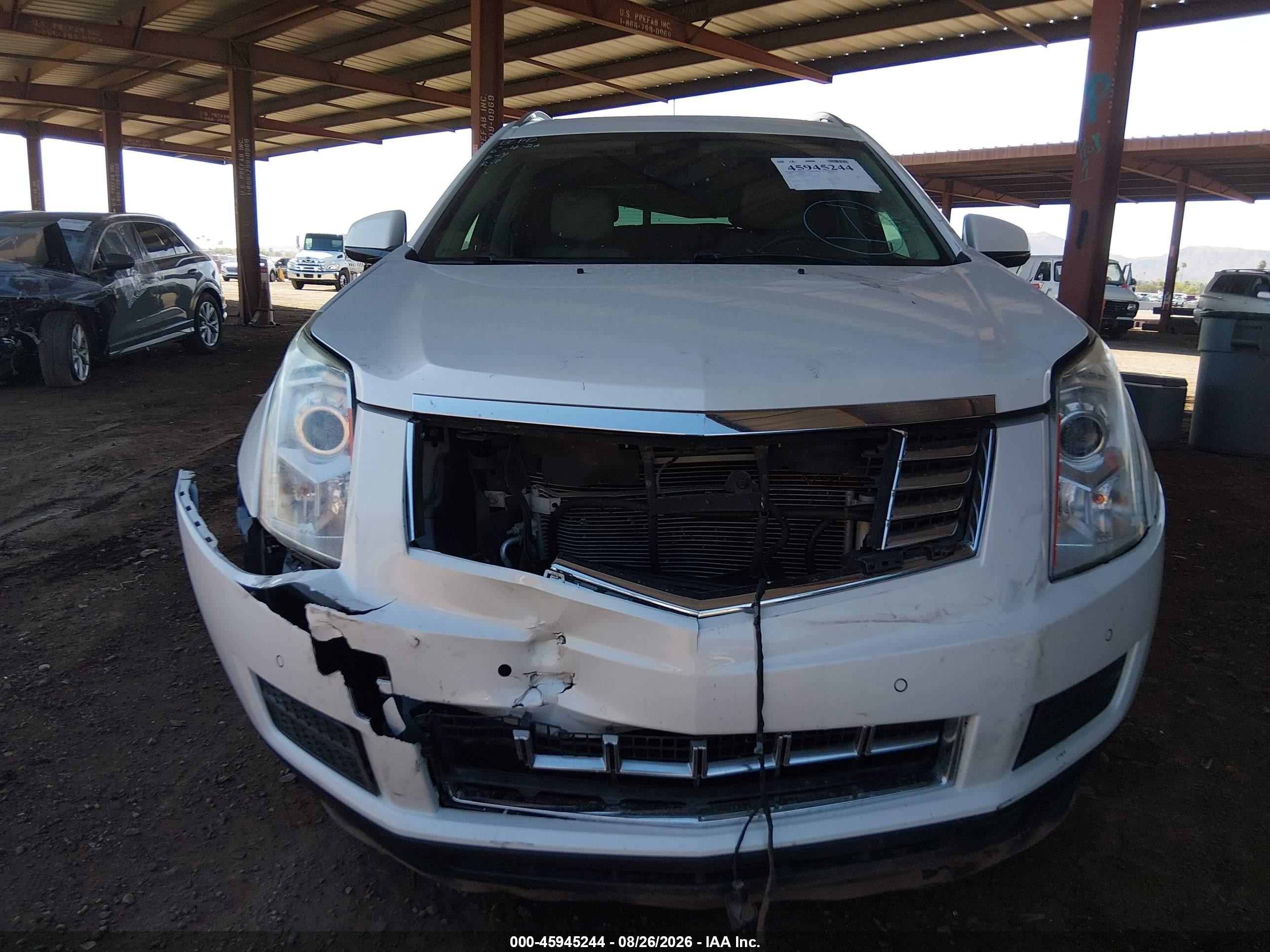 2013 Cadillac Srx Luxury Collection White vin: 3GYFNCE35DS643615