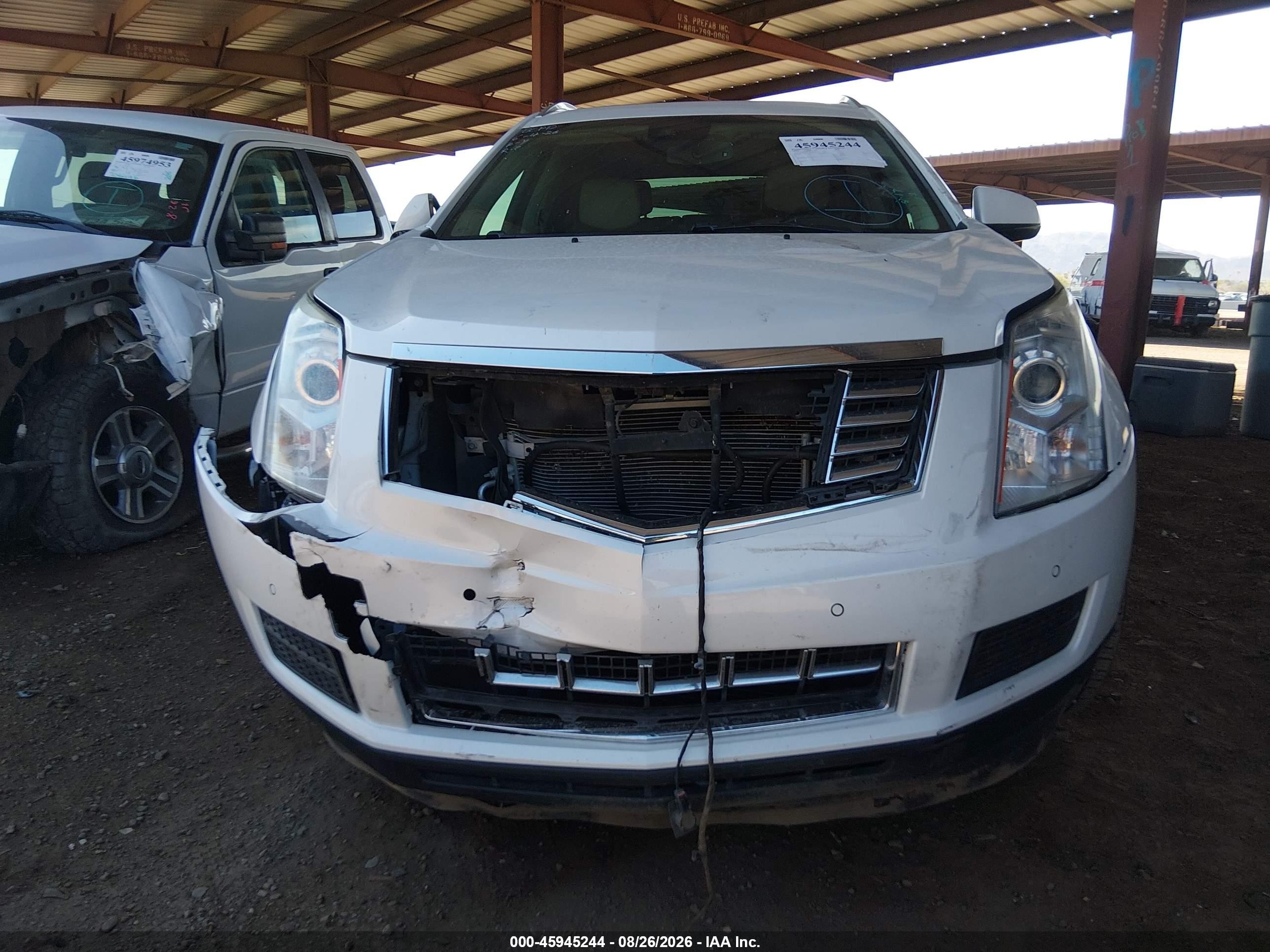 2013 Cadillac Srx Luxury Collection White vin: 3GYFNCE35DS643615