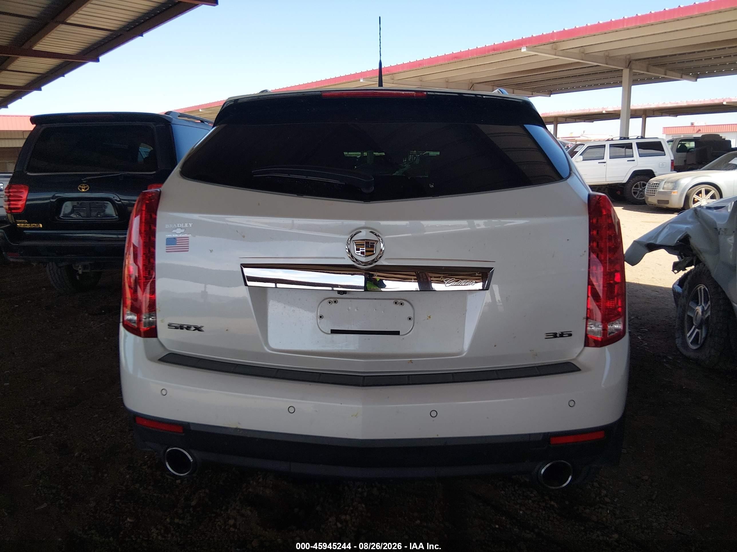 2013 Cadillac Srx Luxury Collection White vin: 3GYFNCE35DS643615