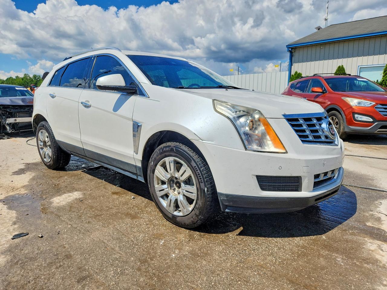 2013 Cadillac Srx Luxury Collection White vin: 3GYFNCE35DS648023