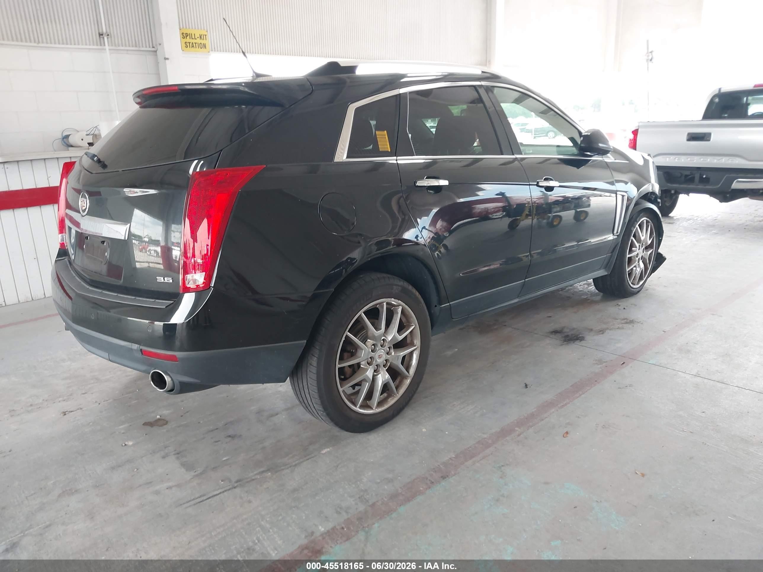 2014 Cadillac Srx Performance Collection Black vin: 3GYFNCE35ES615895