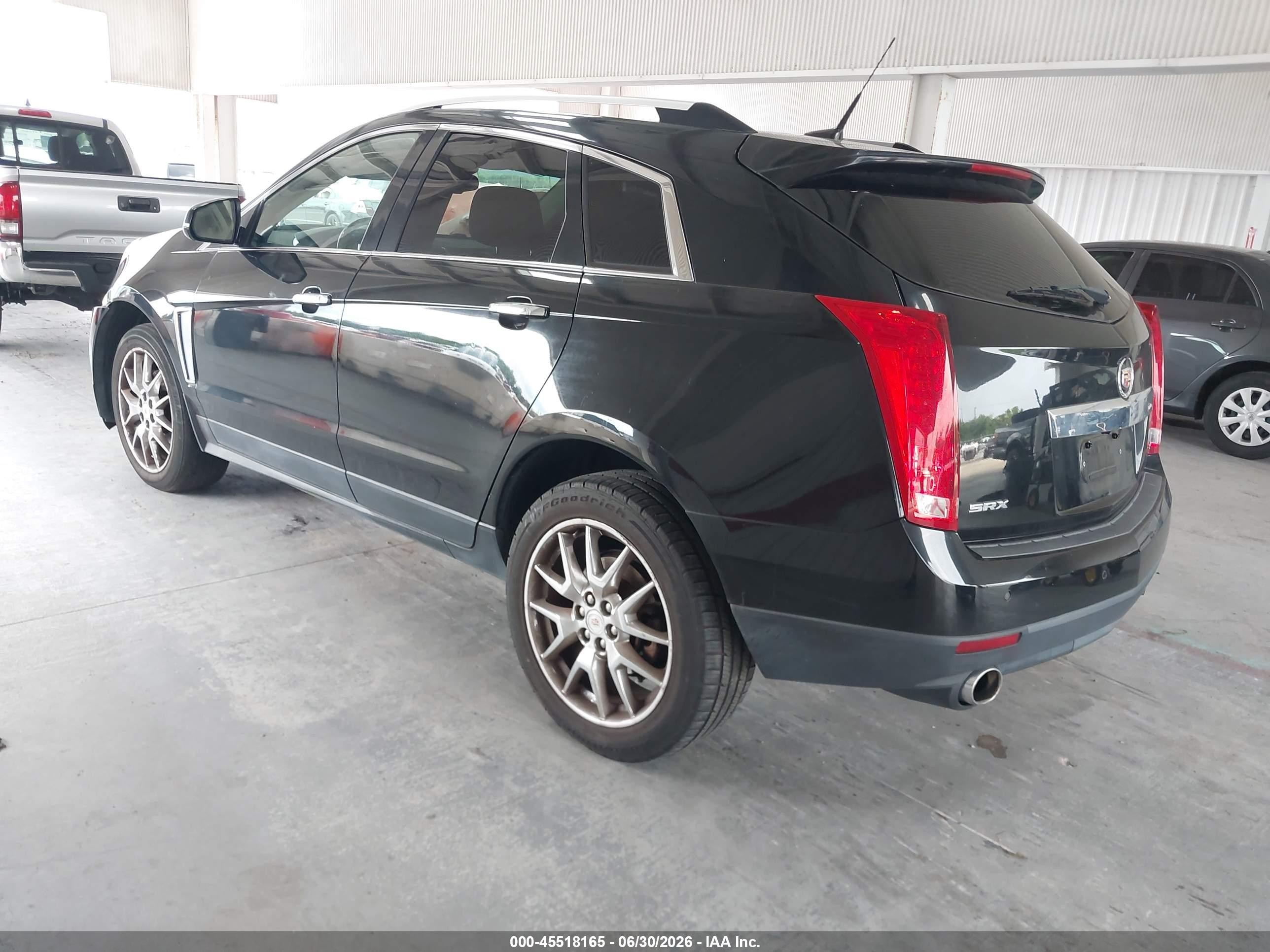 2014 Cadillac Srx Performance Collection Black vin: 3GYFNCE35ES615895