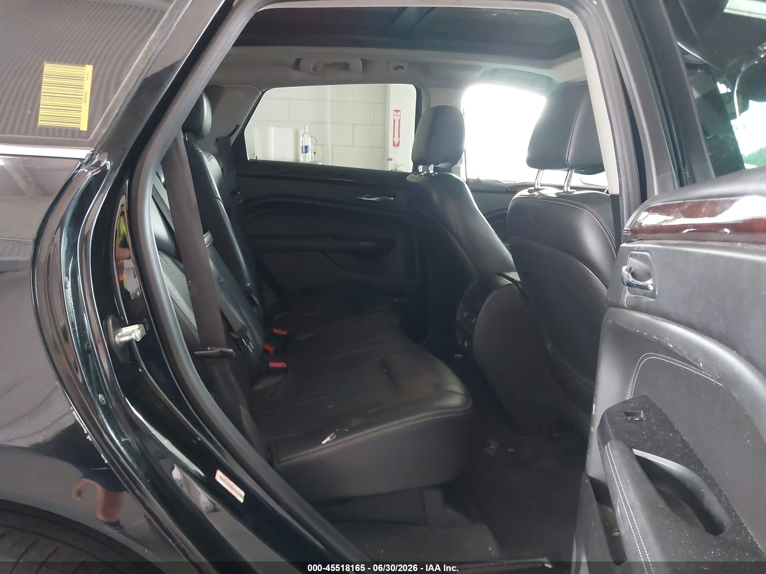 2014 Cadillac Srx Performance Collection Black vin: 3GYFNCE35ES615895