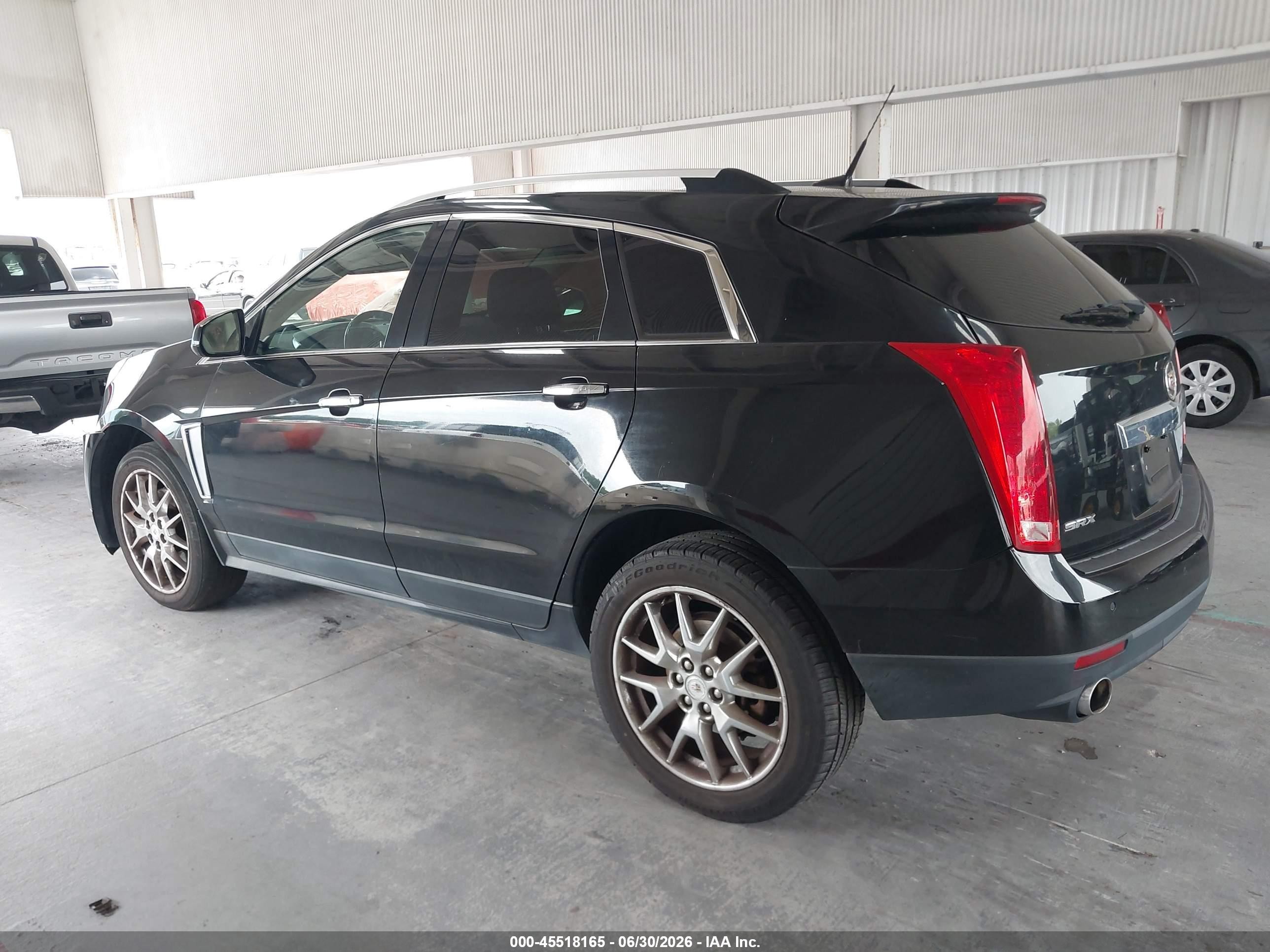 2014 Cadillac Srx Performance Collection Black vin: 3GYFNCE35ES615895
