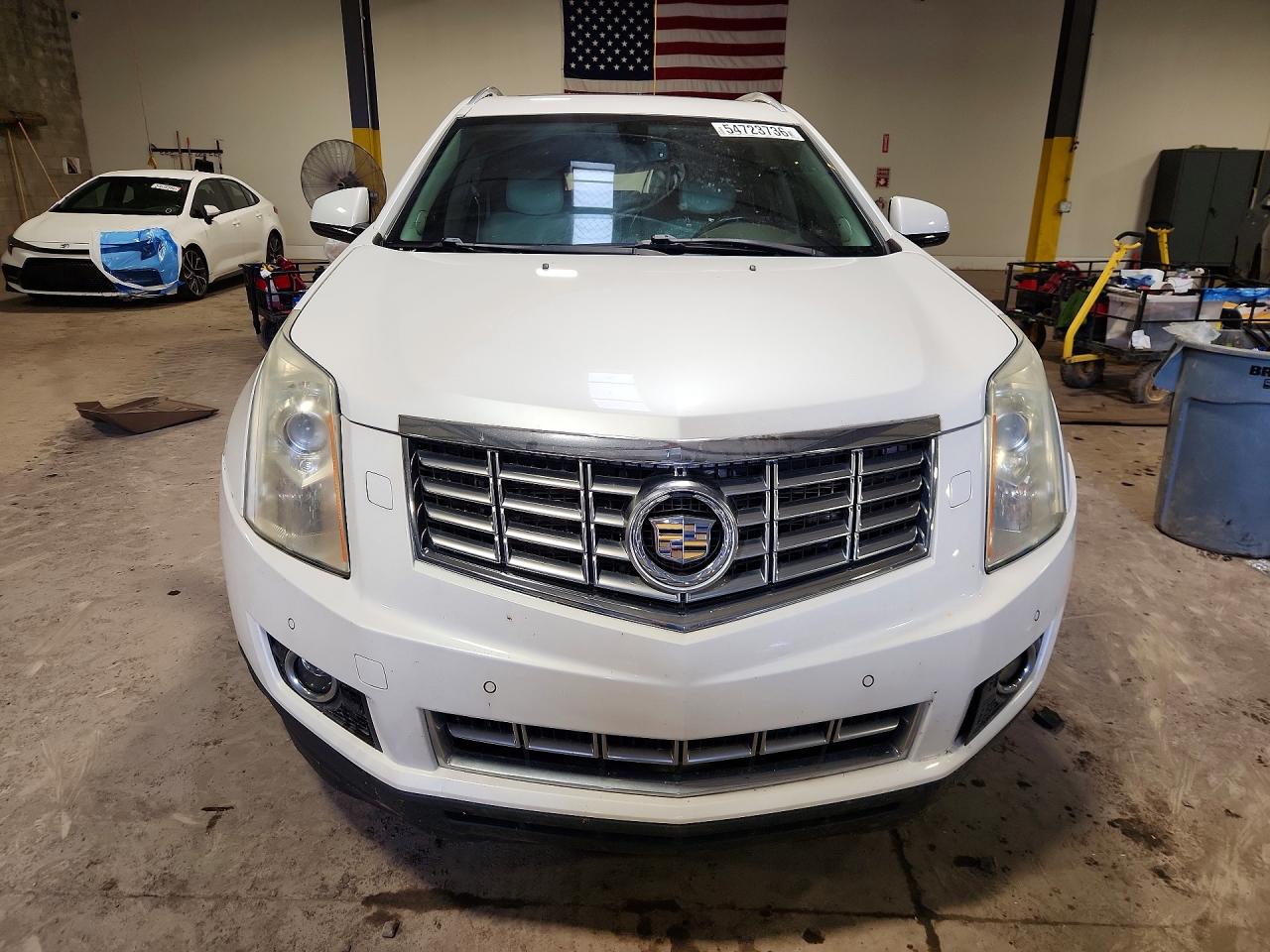 2014 Cadillac Srx Performance Collection White vin: 3GYFNCE35ES647598