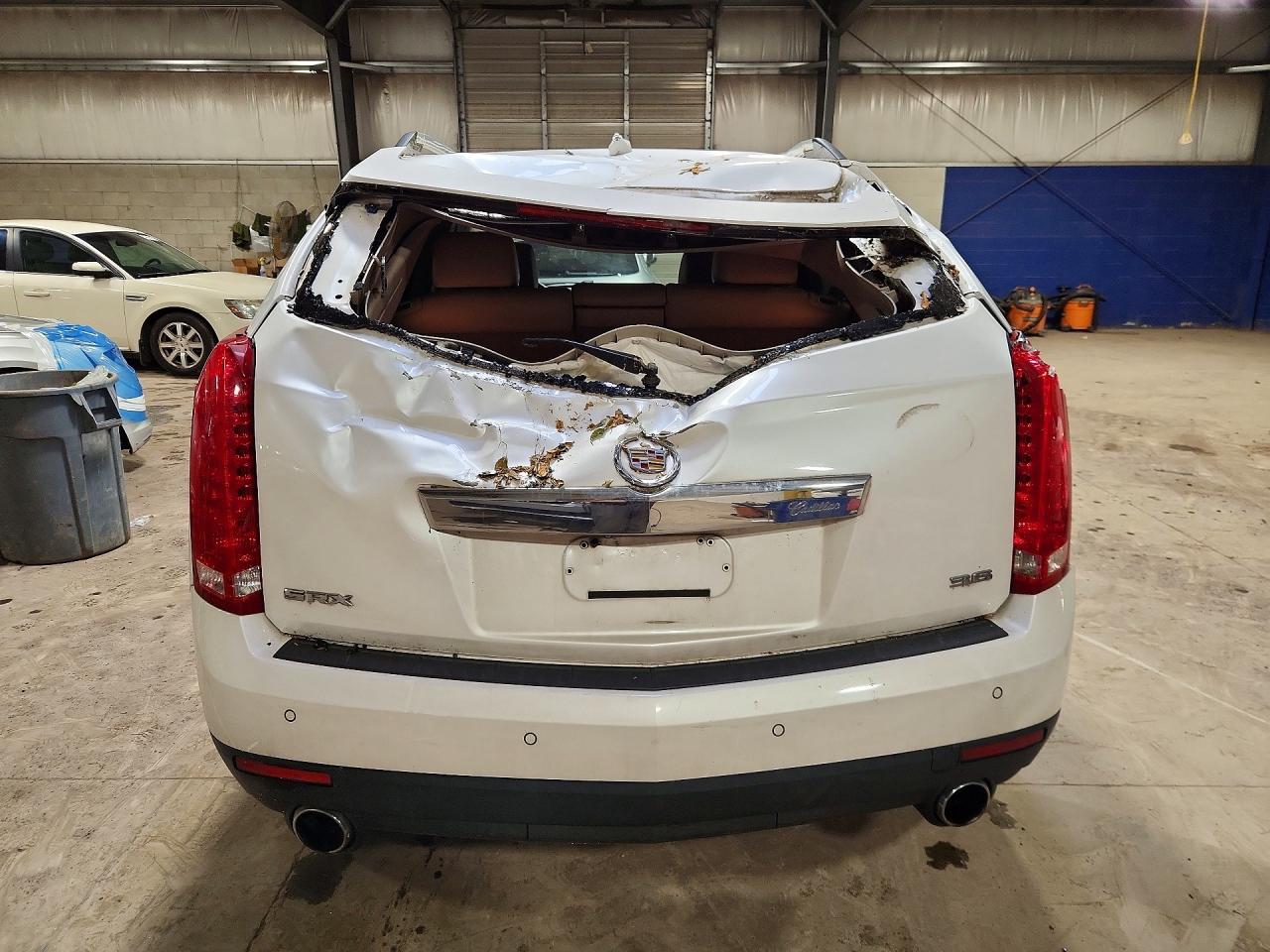 2014 Cadillac Srx Performance Collection White vin: 3GYFNCE35ES647598