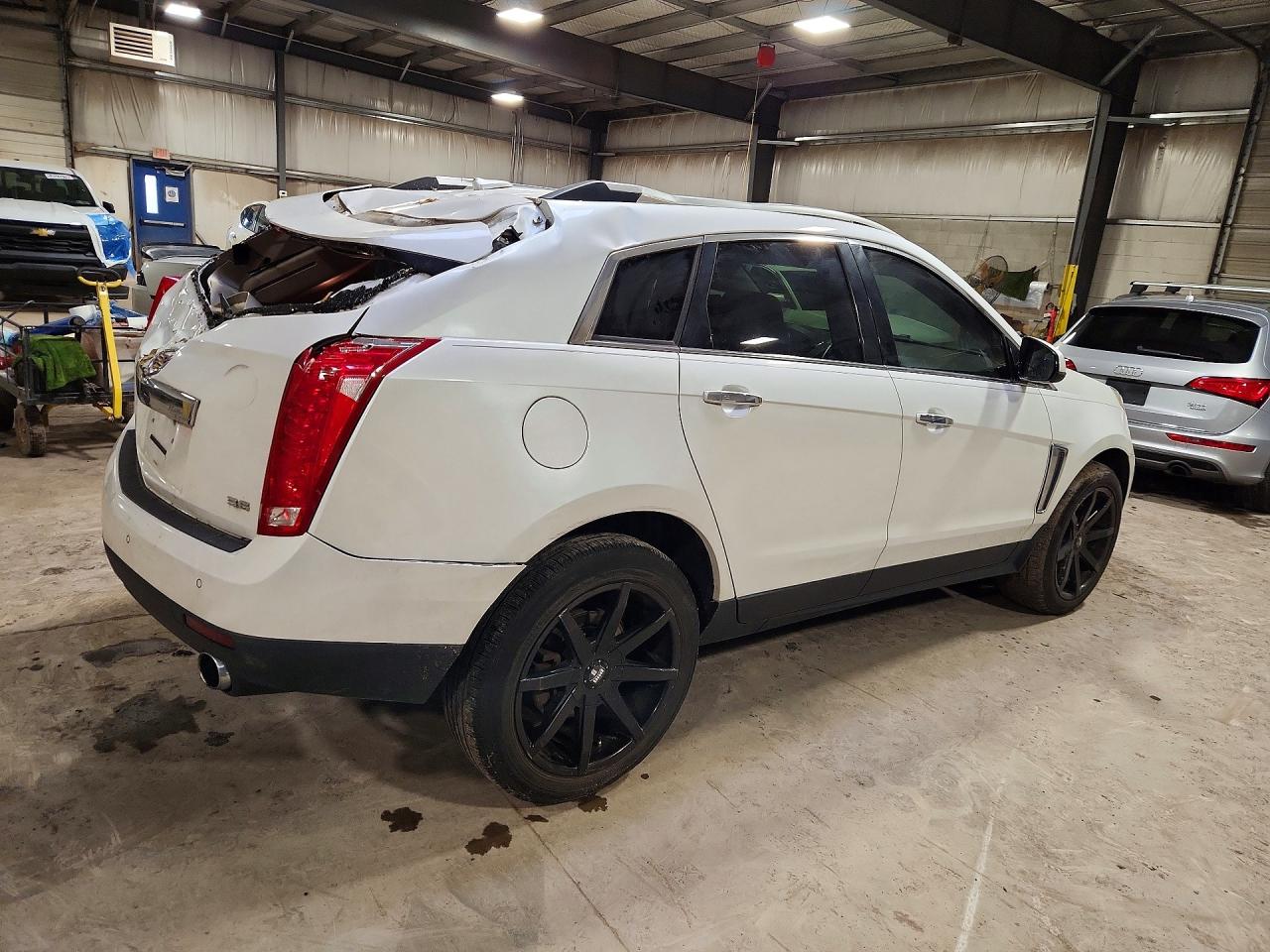 2014 Cadillac Srx Performance Collection White vin: 3GYFNCE35ES647598