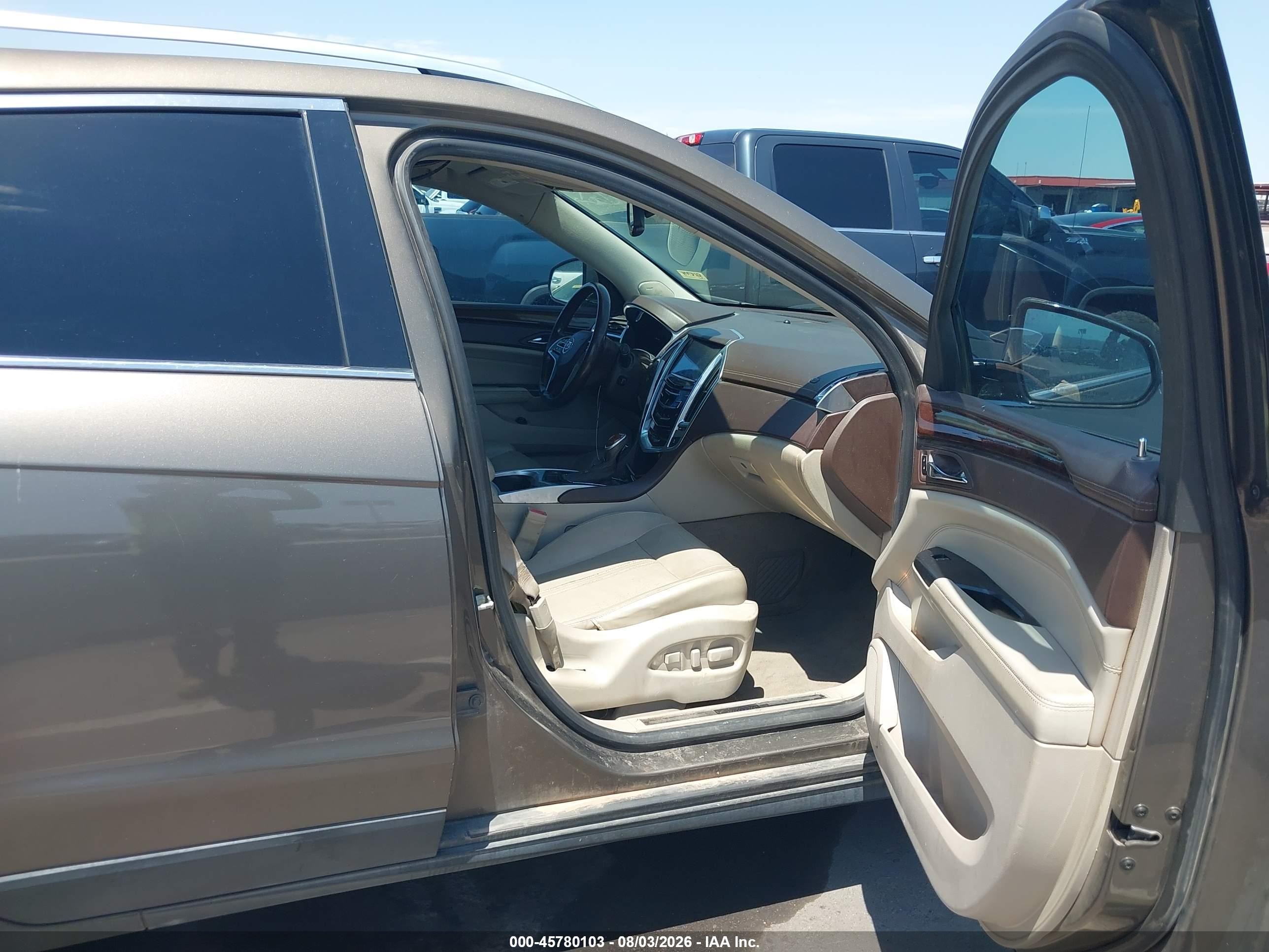 2014 Cadillac Srx Performance Collection Brown vin: 3GYFNCE35ES652154