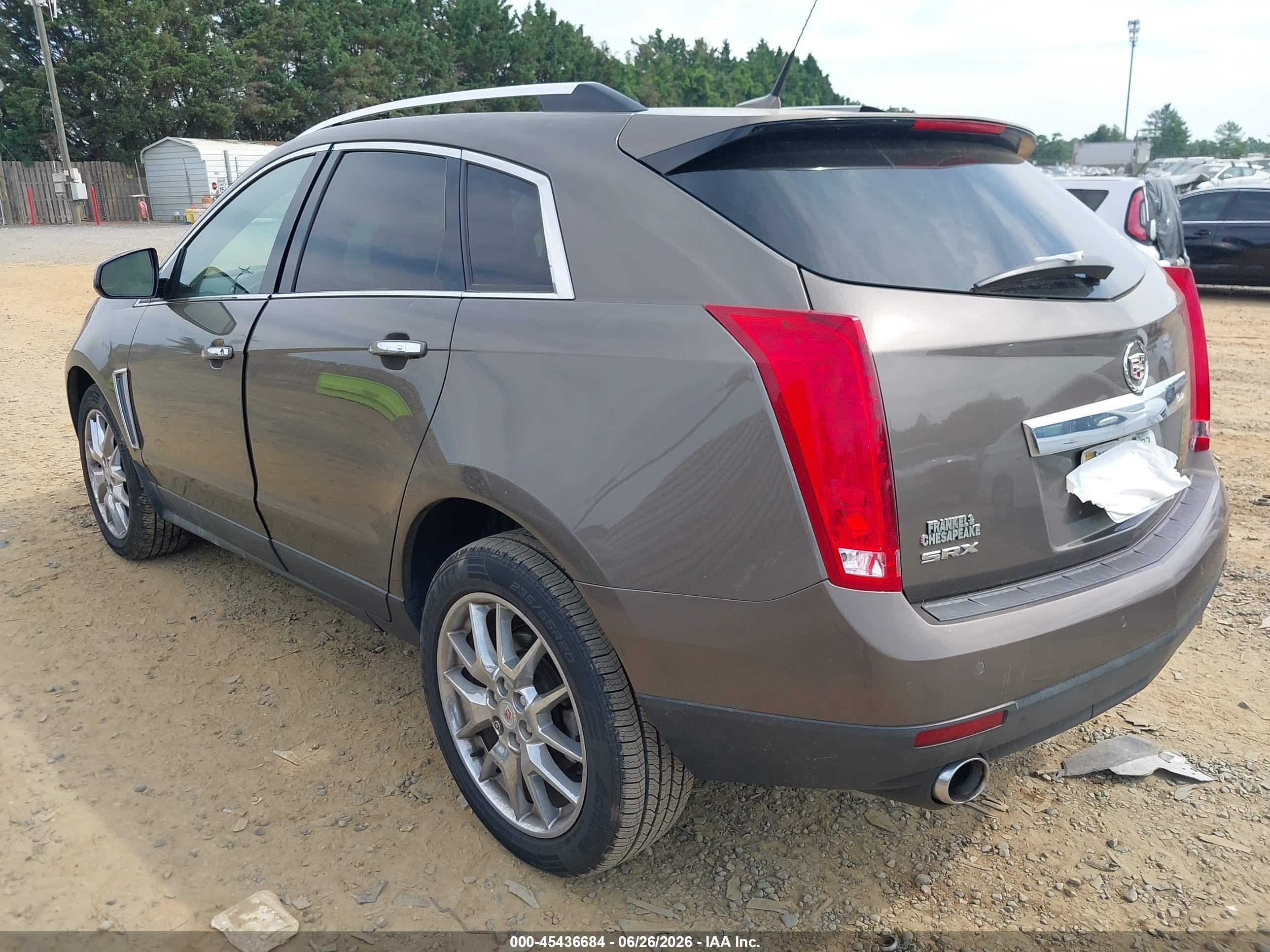 2014 Cadillac Srx Performance Collection Brown vin: 3GYFNCE35ES676695