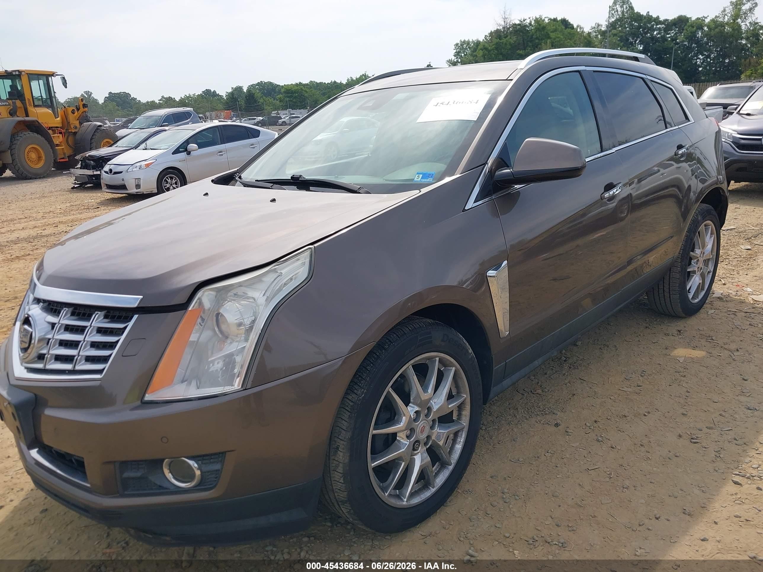 2014 Cadillac Srx Performance Collection Brown vin: 3GYFNCE35ES676695