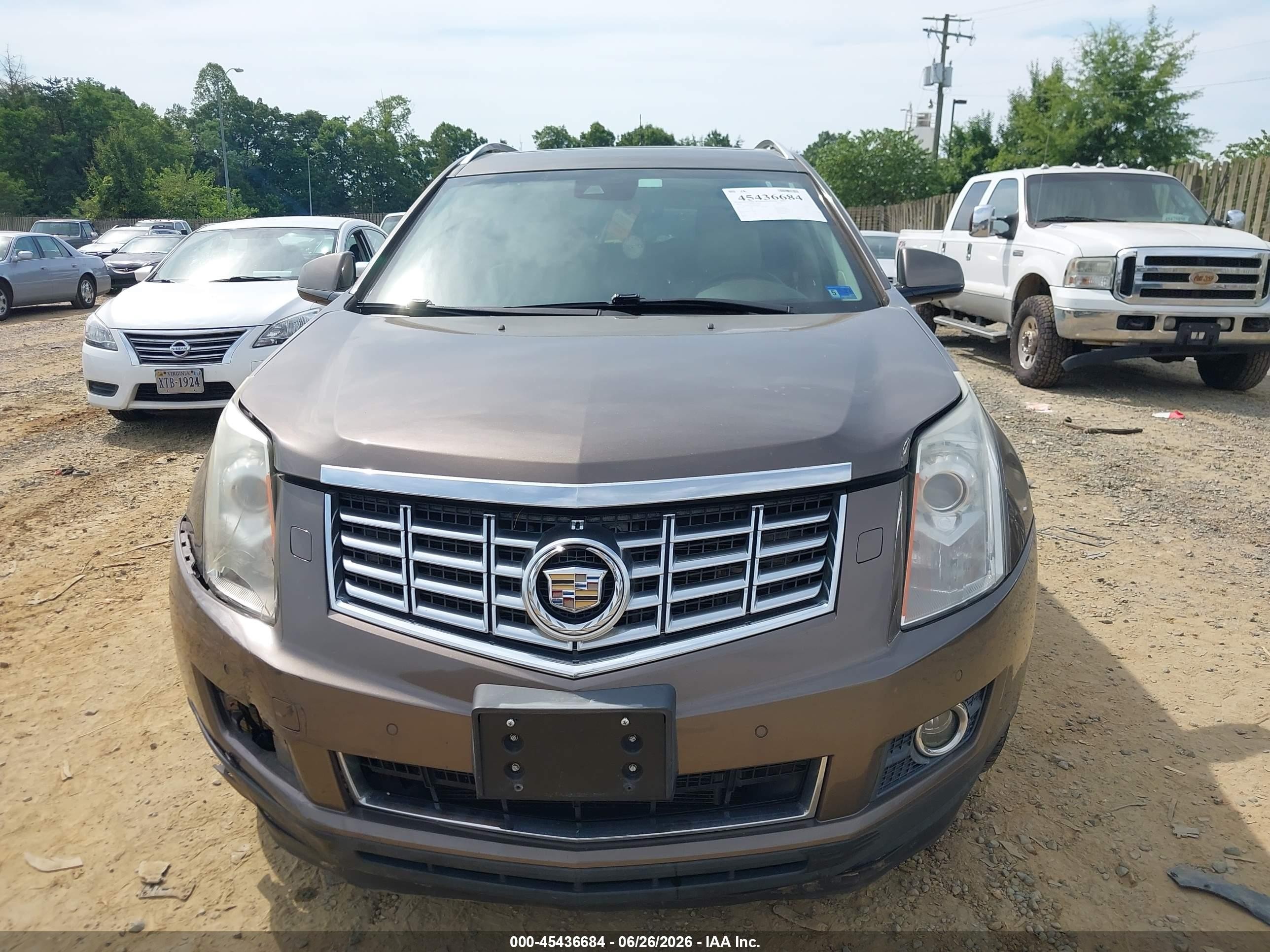 2014 Cadillac Srx Performance Collection Brown vin: 3GYFNCE35ES676695