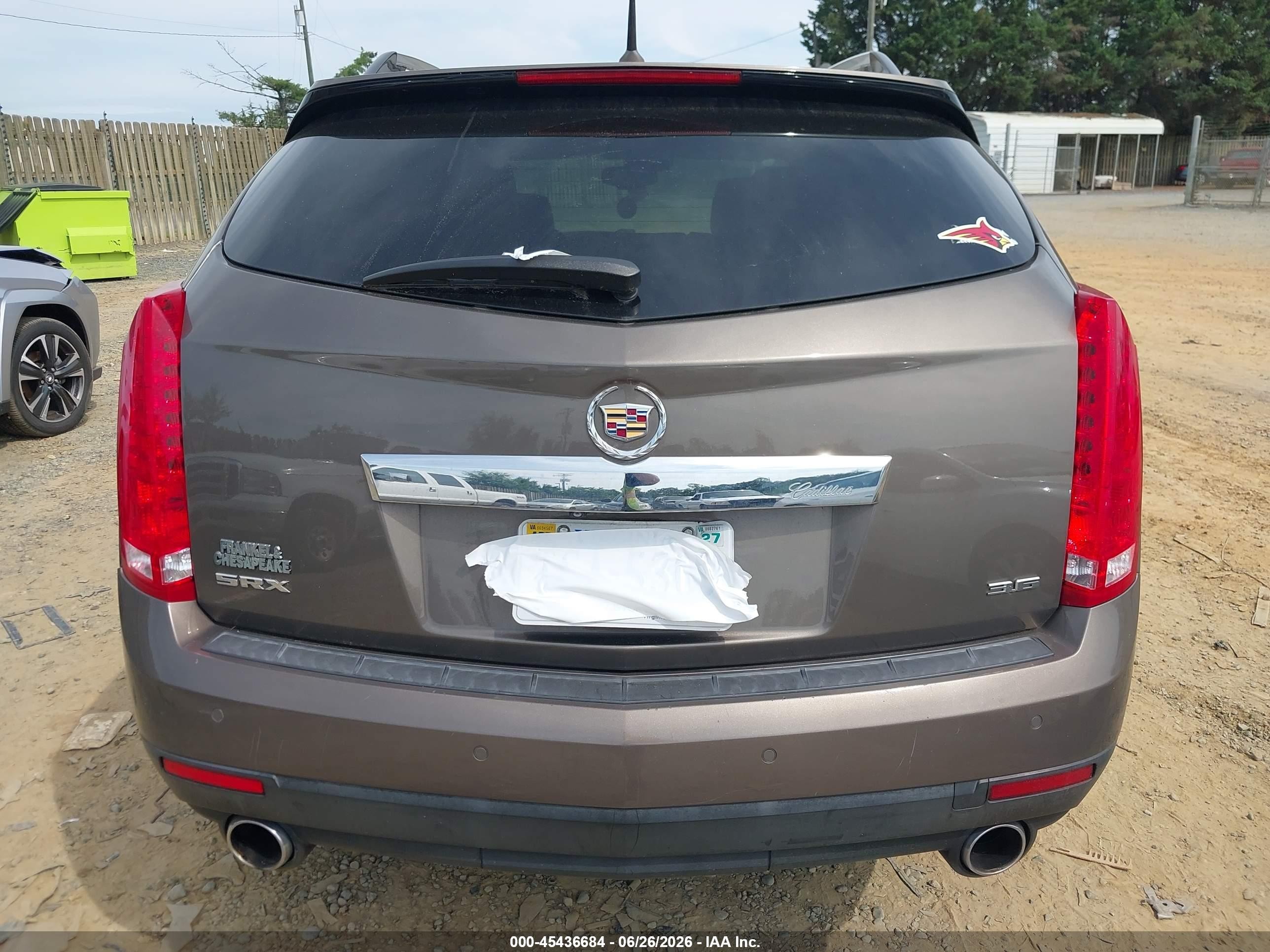 2014 Cadillac Srx Performance Collection Brown vin: 3GYFNCE35ES676695