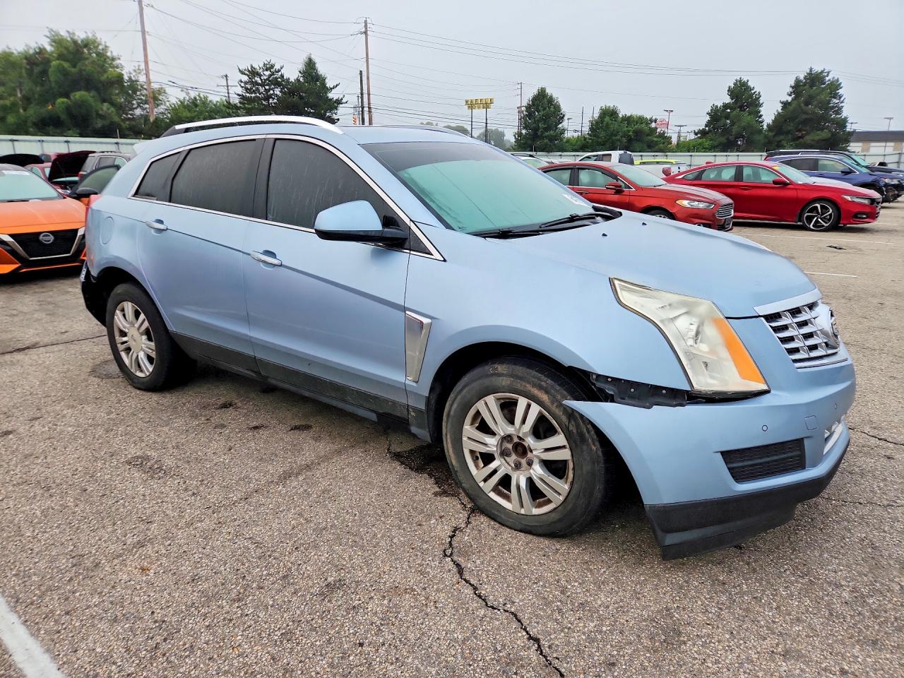 2013 Cadillac Srx Luxury Collection Blue vin: 3GYFNCE36DS525640