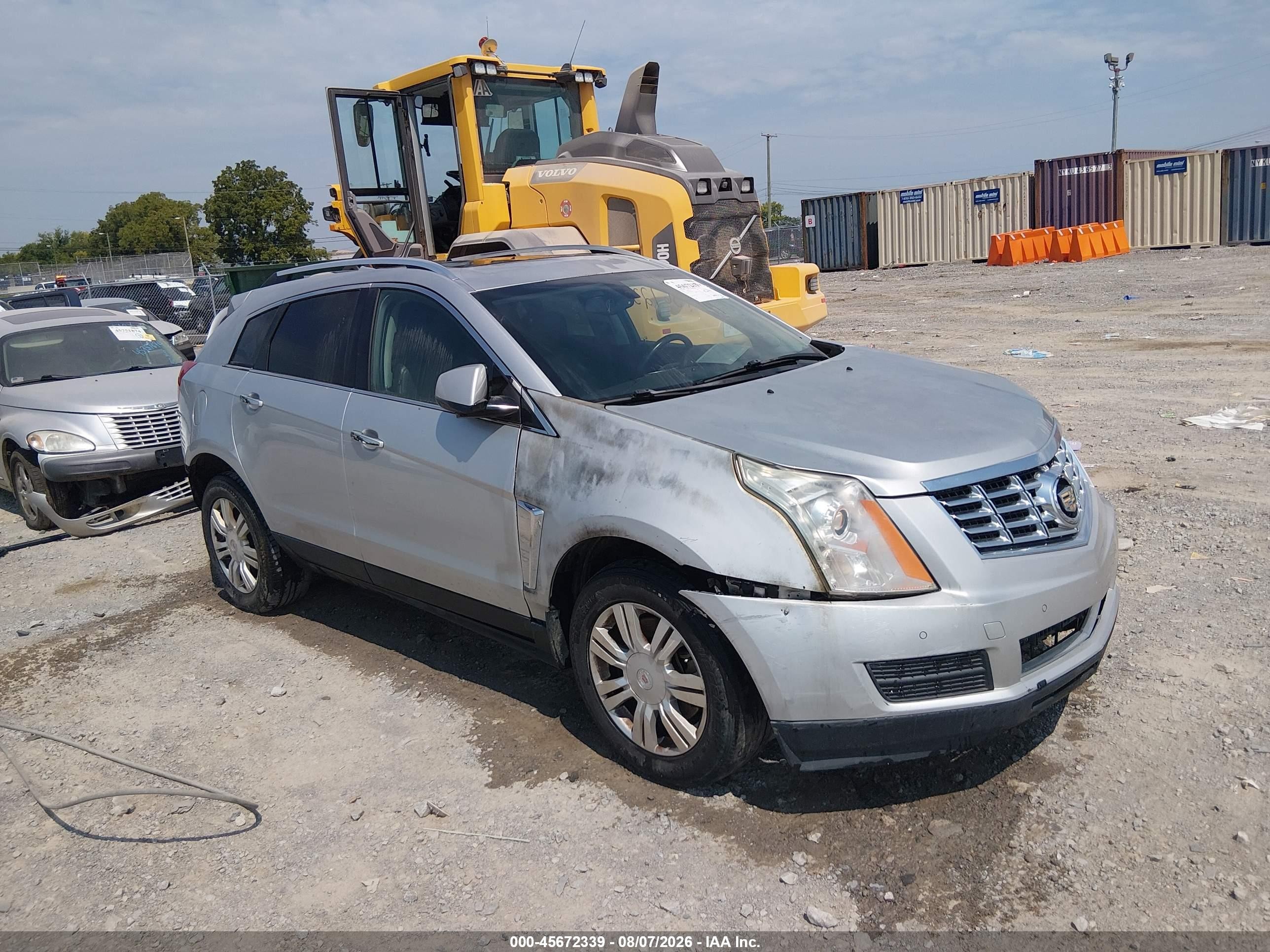2013 Cadillac Srx Luxury Collection Silver vin: 3GYFNCE36DS561294