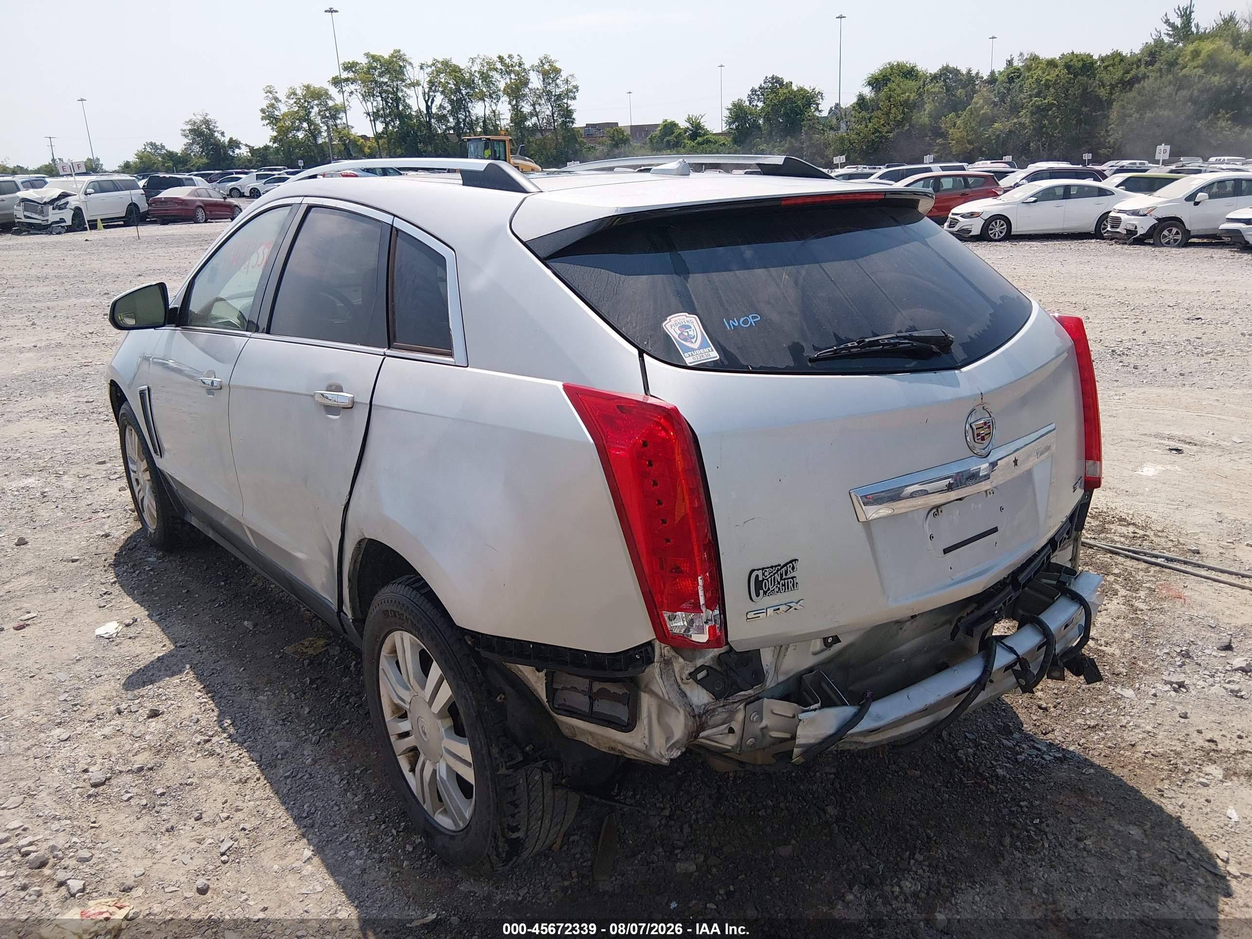 2013 Cadillac Srx Luxury Collection Silver vin: 3GYFNCE36DS561294