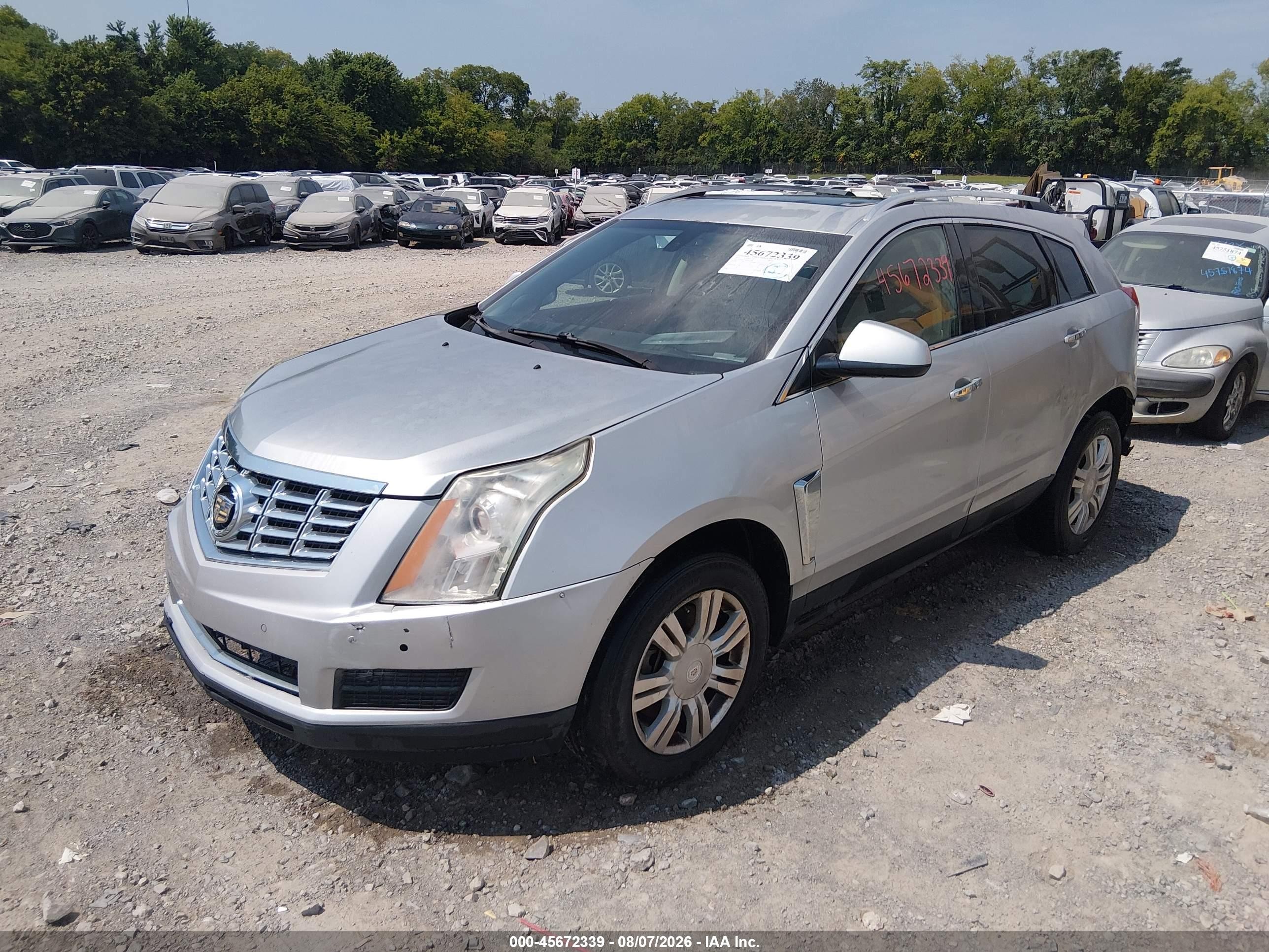 2013 Cadillac Srx Luxury Collection Silver vin: 3GYFNCE36DS561294