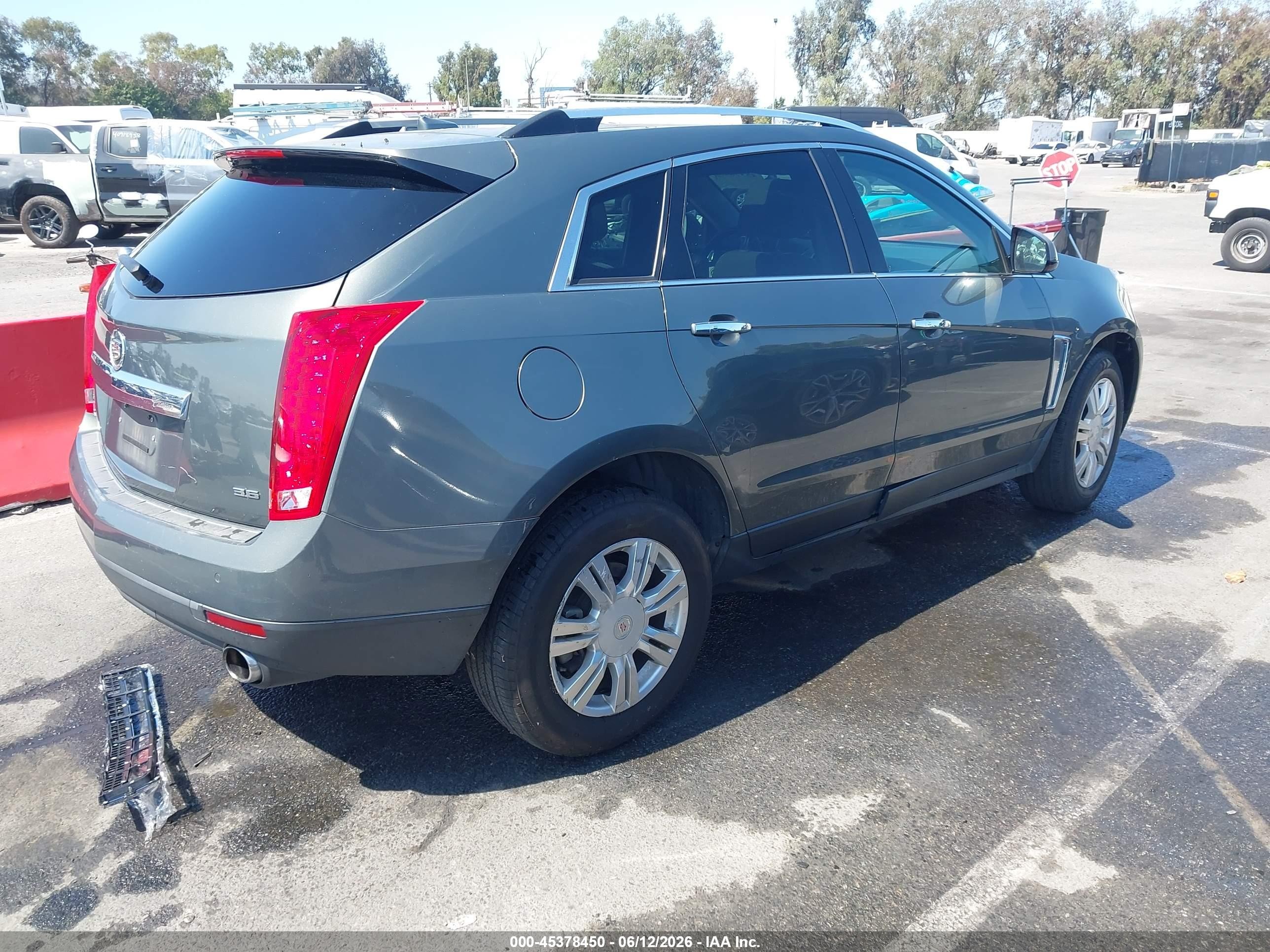 2013 Cadillac Srx Luxury Collection Gray vin: 3GYFNCE36DS621963