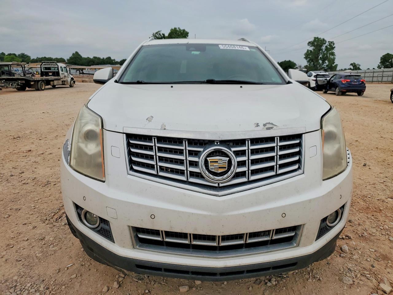 2014 Cadillac Srx White vin: 3GYFNCE36ES564424