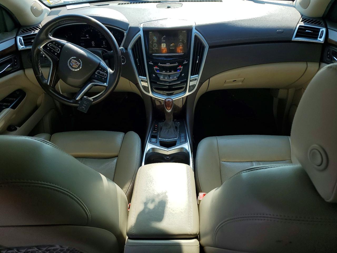 2014 Cadillac Srx White vin: 3GYFNCE36ES564424