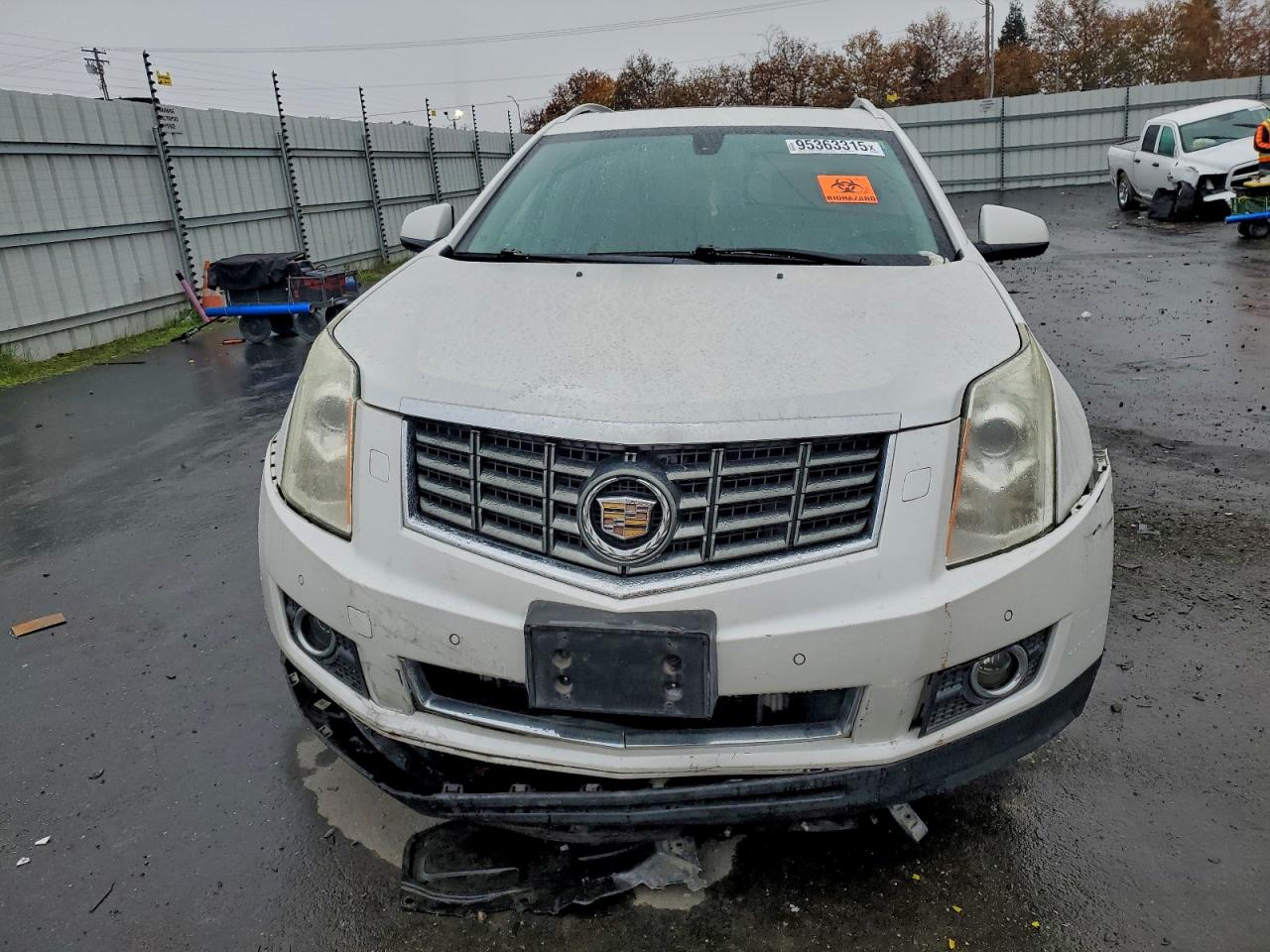 2014 Cadillac Srx Performance Collection White vin: 3GYFNCE36ES647271