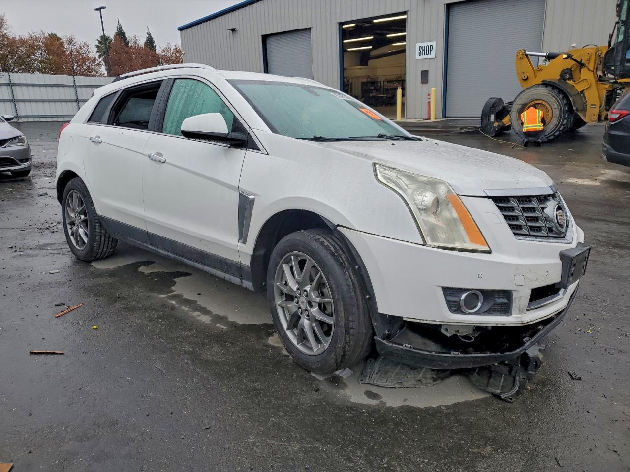2014 Cadillac Srx Performance Collection White vin: 3GYFNCE36ES647271