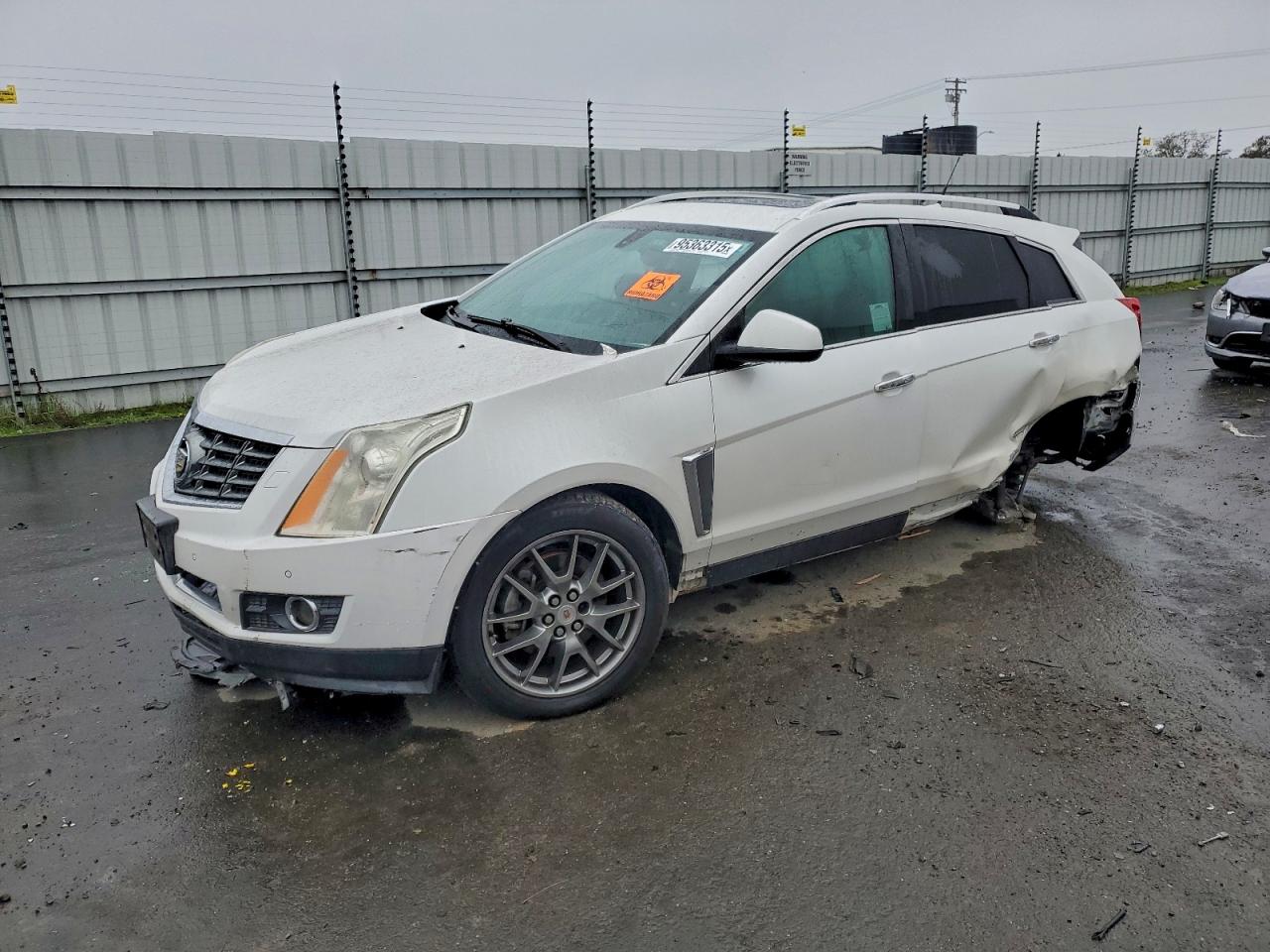 2014 Cadillac Srx Performance Collection White vin: 3GYFNCE36ES647271