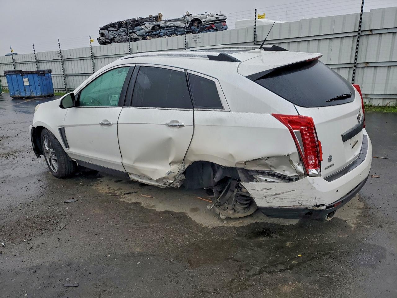 2014 Cadillac Srx Performance Collection White vin: 3GYFNCE36ES647271