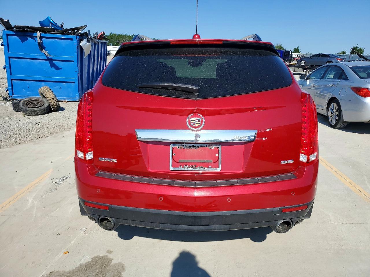 2015 Cadillac Srx Performance Collection Red vin: 3GYFNCE36FS573755