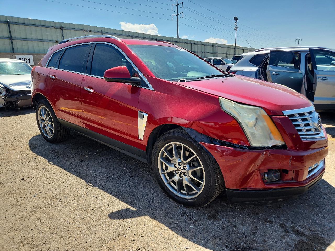 2015 Cadillac Srx Performance Collection Red vin: 3GYFNCE36FS574193