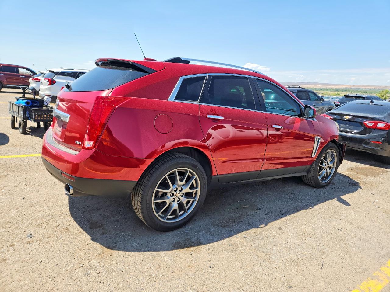 2015 Cadillac Srx Performance Collection Red vin: 3GYFNCE36FS574193