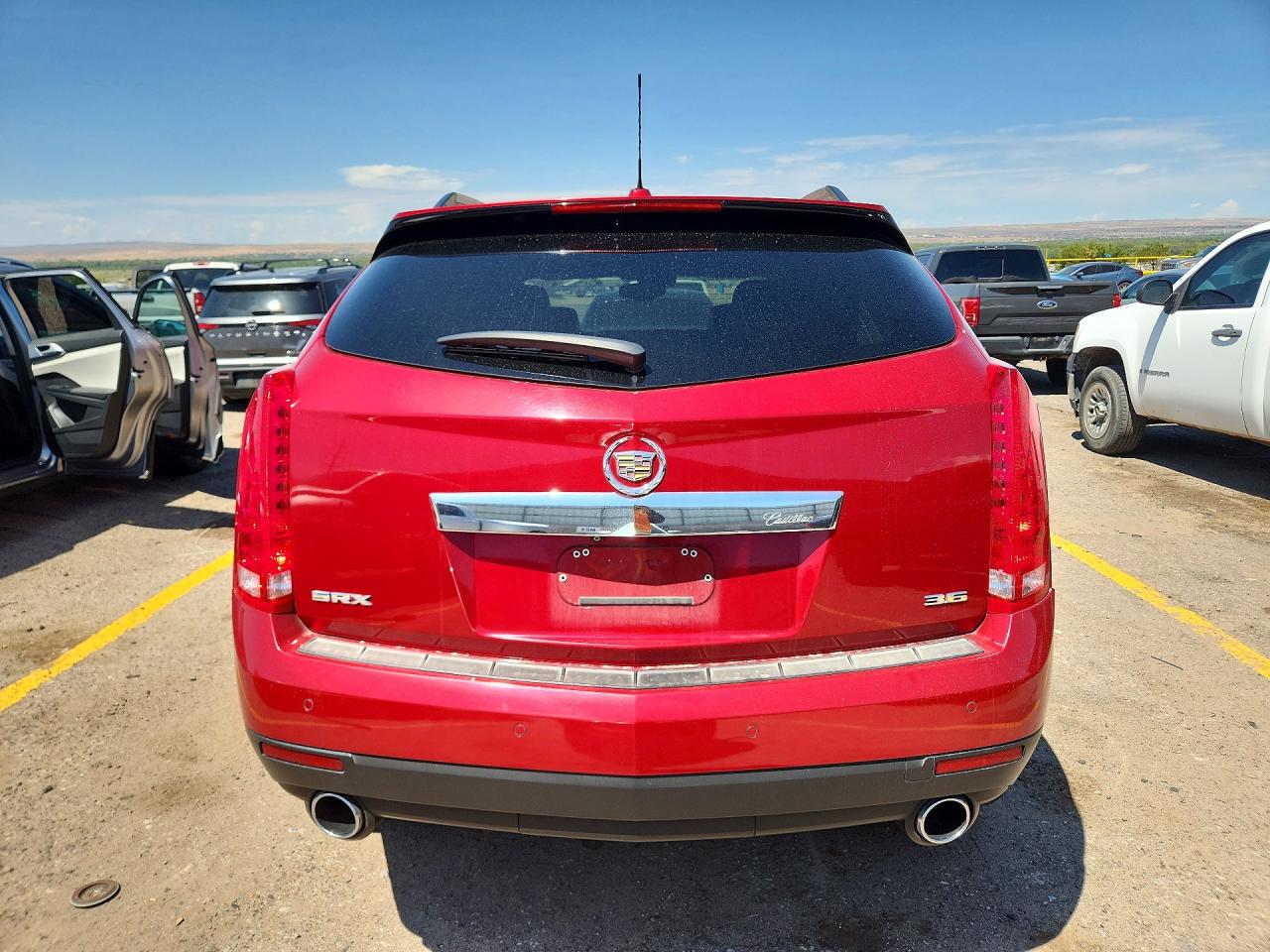2015 Cadillac Srx Performance Collection Red vin: 3GYFNCE36FS574193