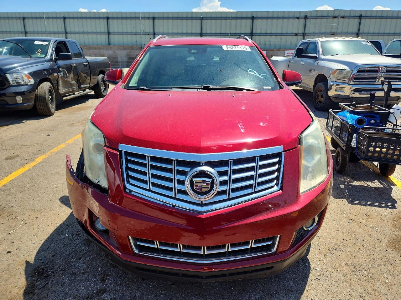 2015 Cadillac Srx Performance Collection Red vin: 3GYFNCE36FS574193