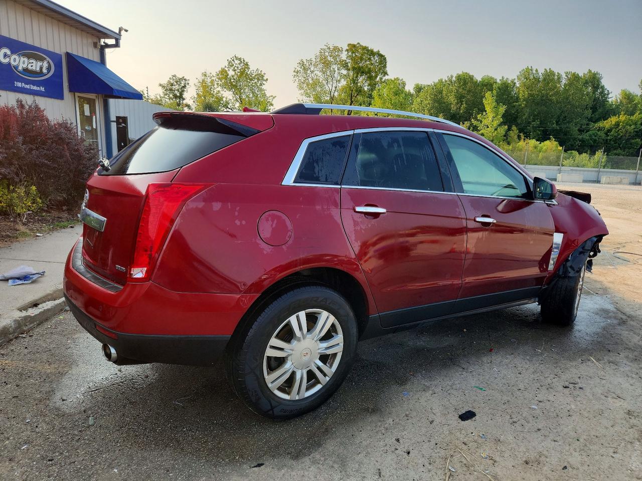 2013 Cadillac Srx Luxury Collection Burgundy vin: 3GYFNCE37DS517014