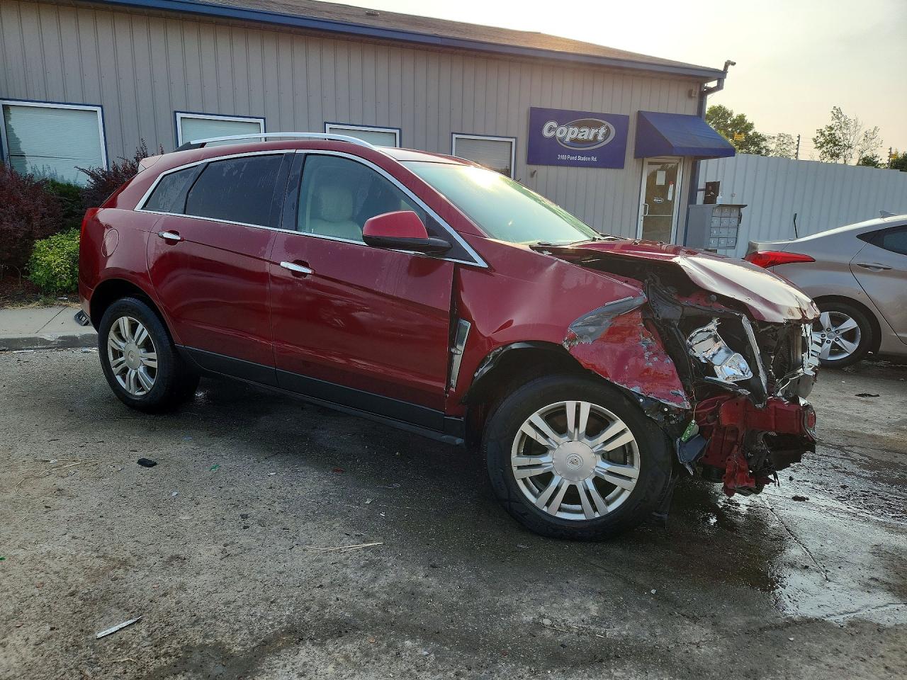 2013 Cadillac Srx Luxury Collection Burgundy vin: 3GYFNCE37DS517014