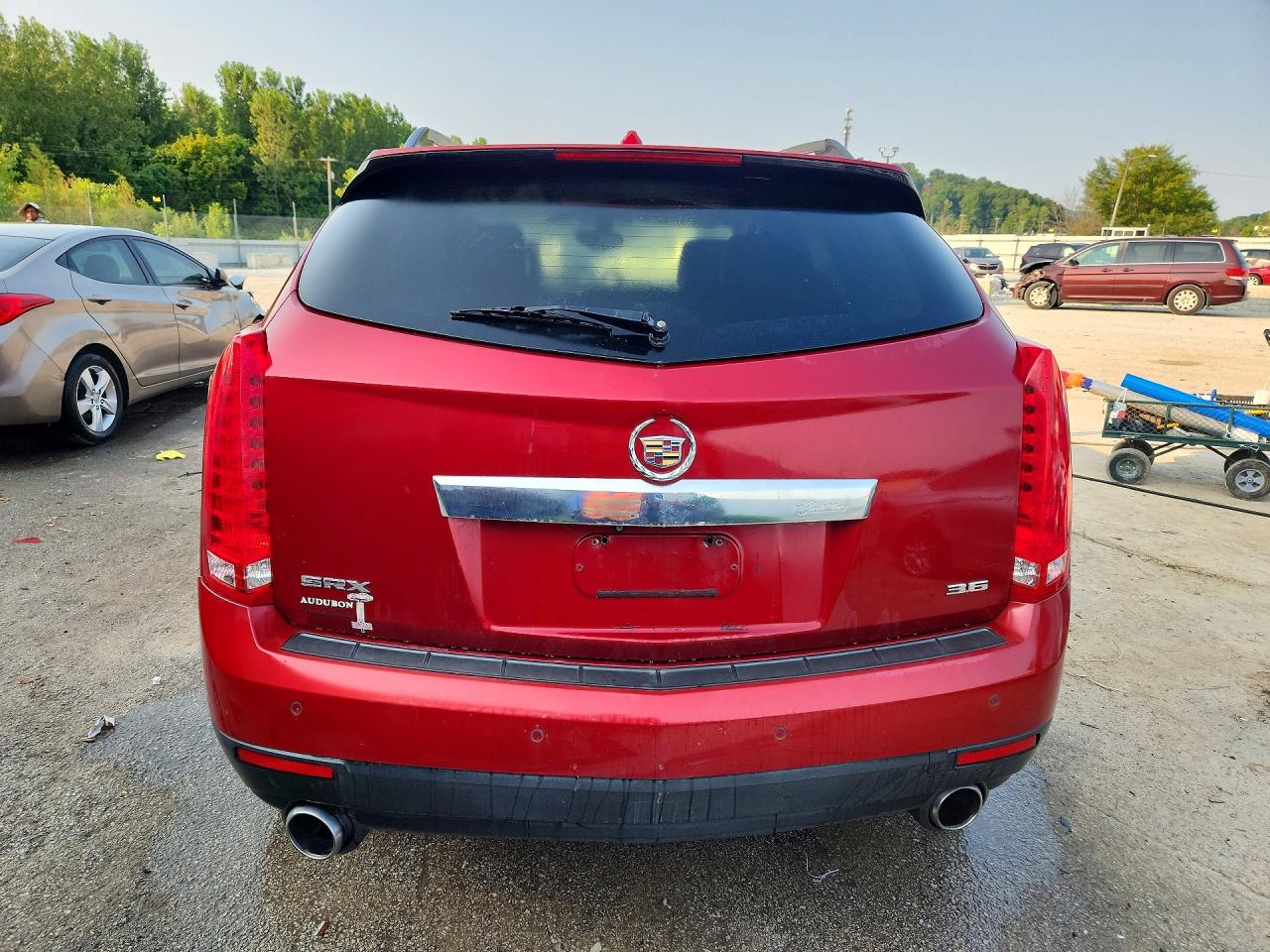 2013 Cadillac Srx Luxury Collection Burgundy vin: 3GYFNCE37DS517014