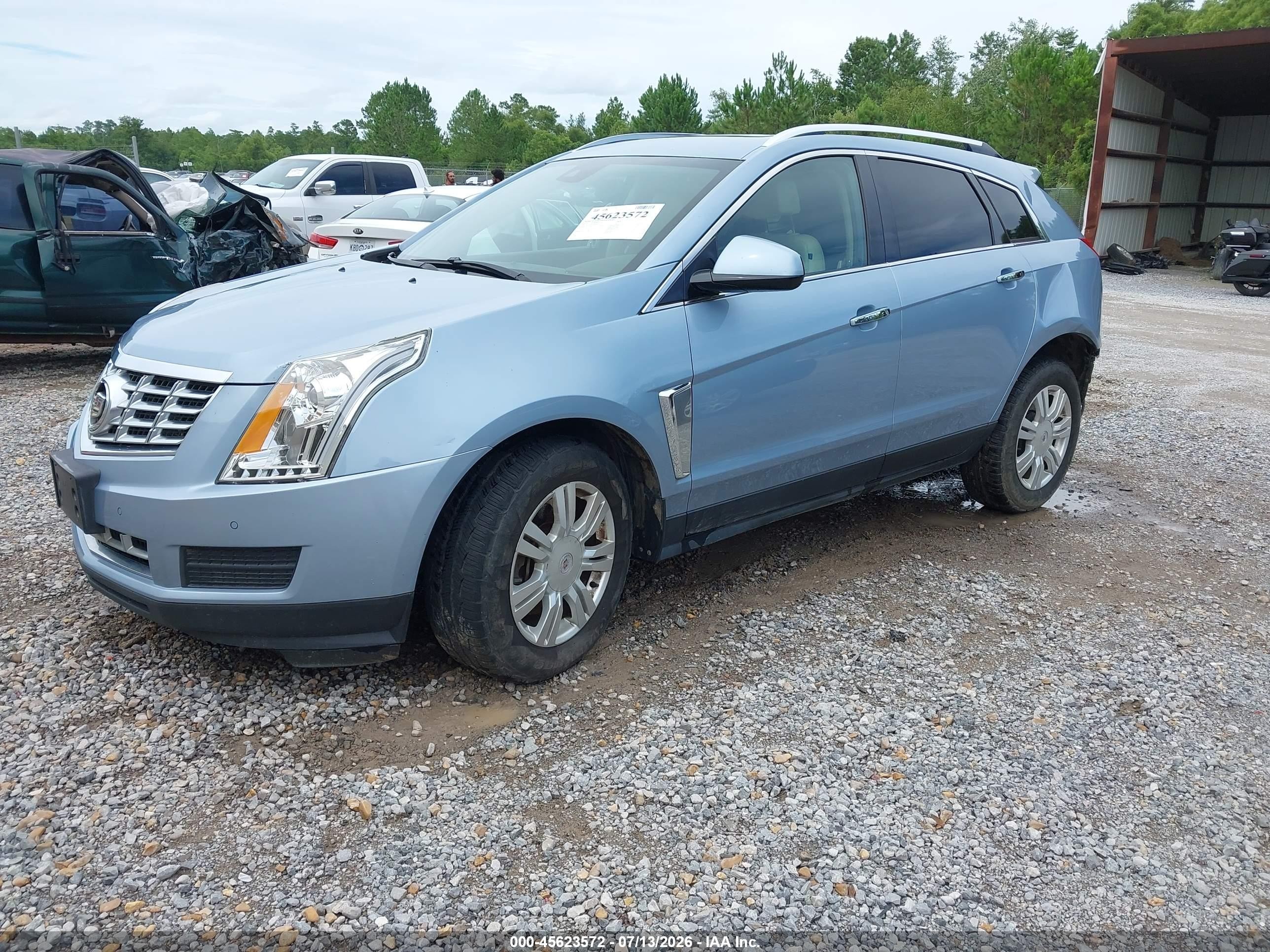 2013 Cadillac Srx Luxury Collection Blue vin: 3GYFNCE37DS532175