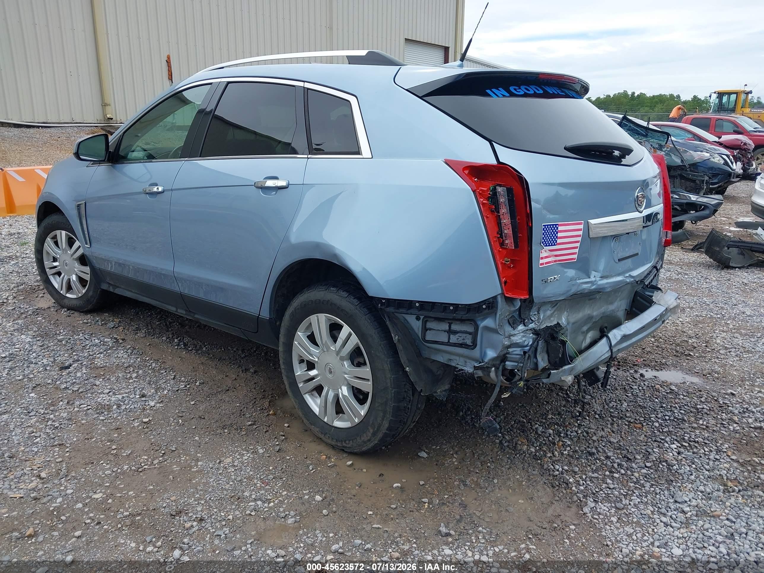 2013 Cadillac Srx Luxury Collection Blue vin: 3GYFNCE37DS532175