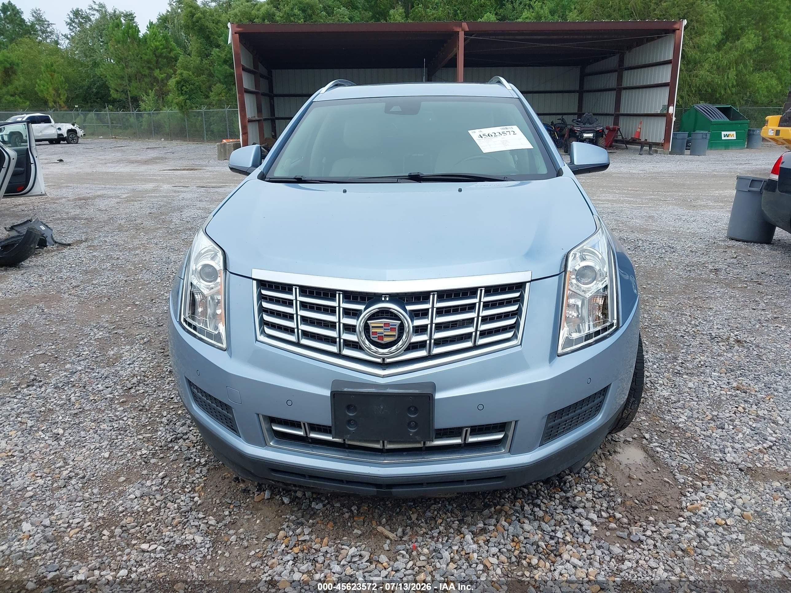 2013 Cadillac Srx Luxury Collection Blue vin: 3GYFNCE37DS532175