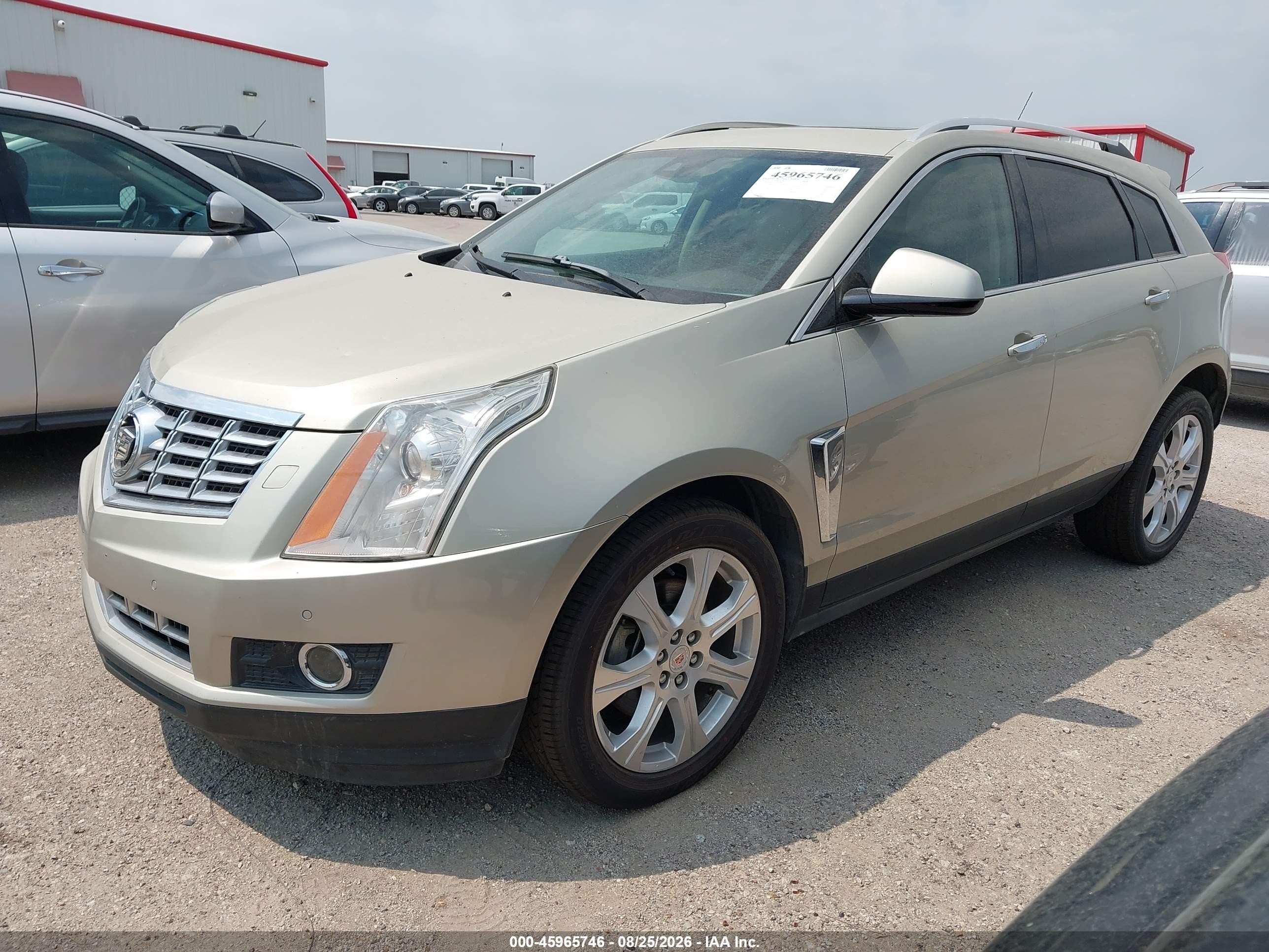 2014 Cadillac Srx Performance Collection Бежевый vin: 3GYFNCE37ES522862