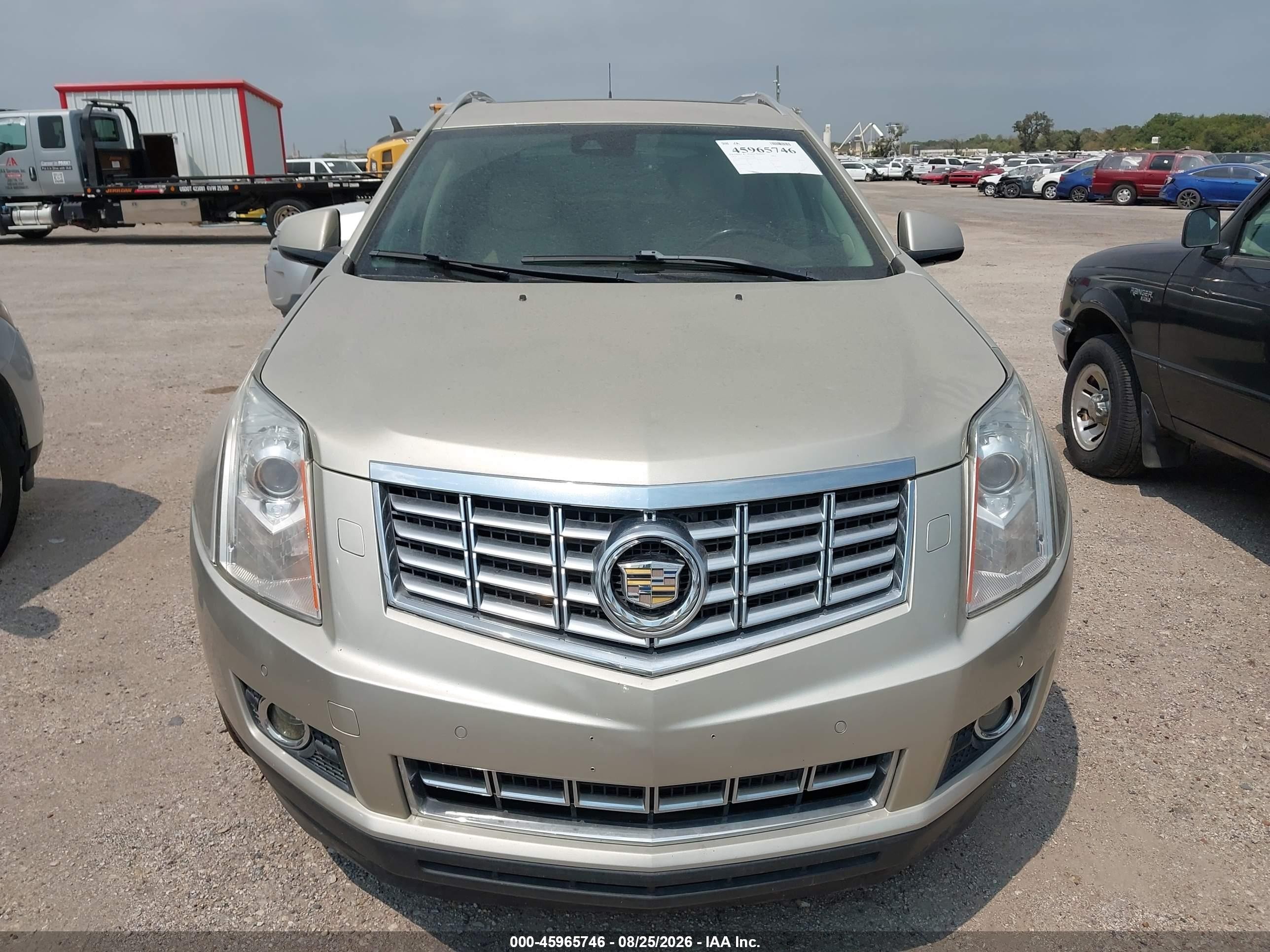 2014 Cadillac Srx Performance Collection Бежевый vin: 3GYFNCE37ES522862