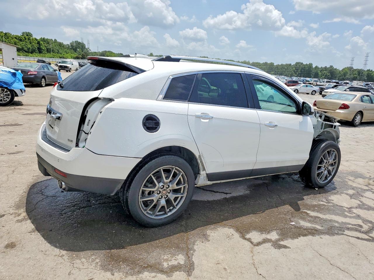 2015 Cadillac Srx Performance Collection White vin: 3GYFNCE37FS535144
